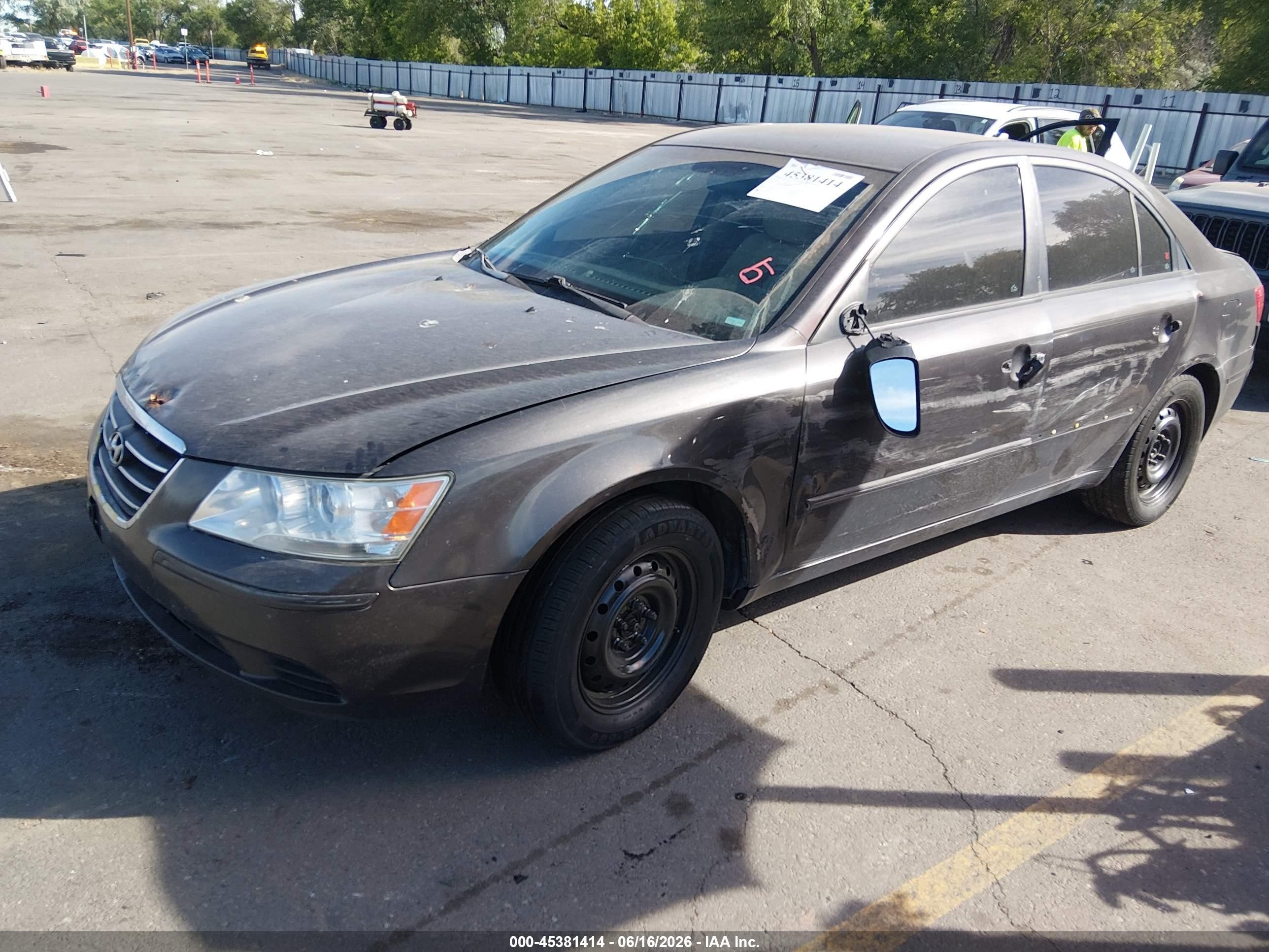 2010 Hyundai Sonata Gls Серый vin: 5NPET4AC9AH582388