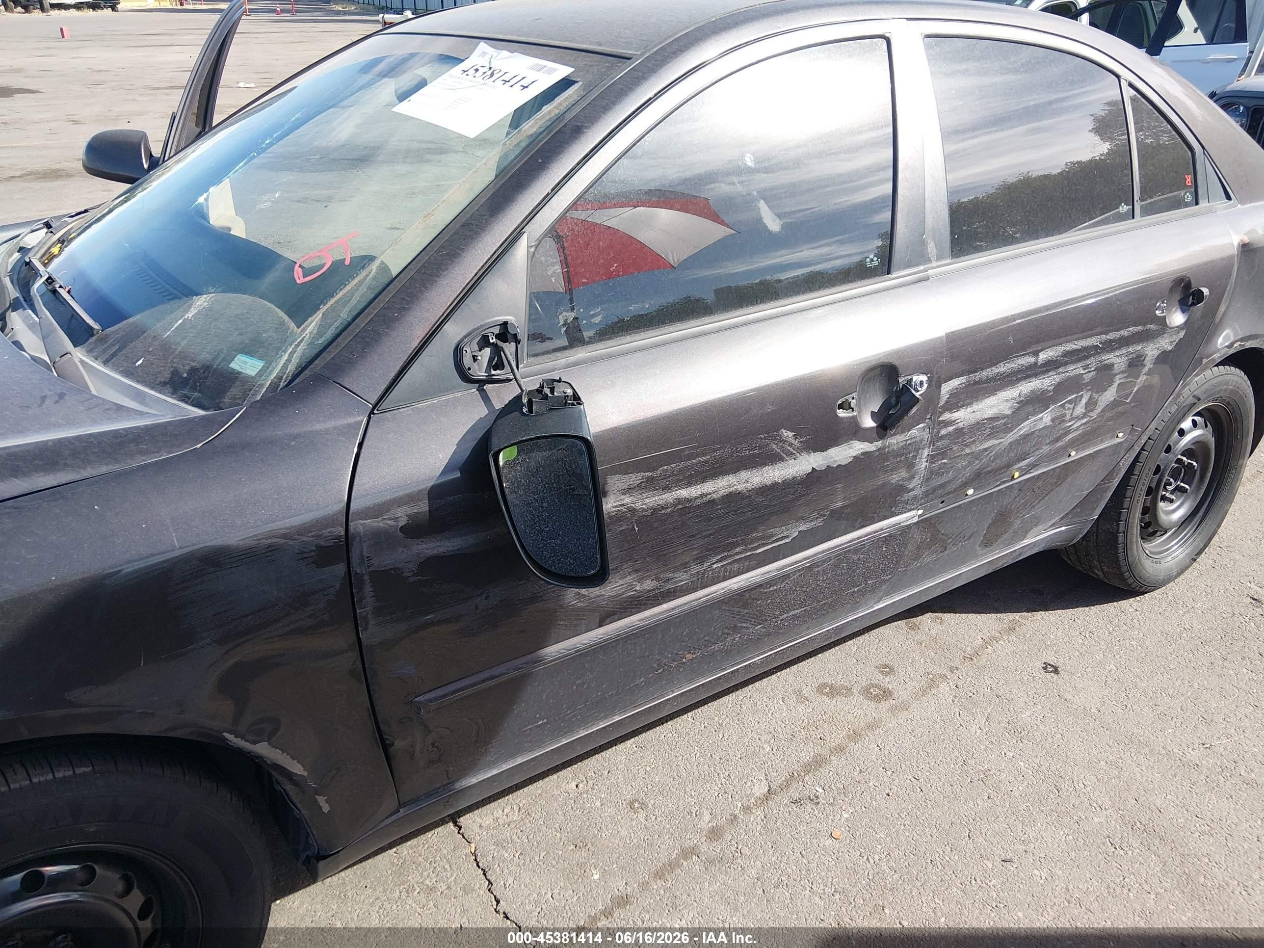 2010 Hyundai Sonata Gls Серый vin: 5NPET4AC9AH582388
