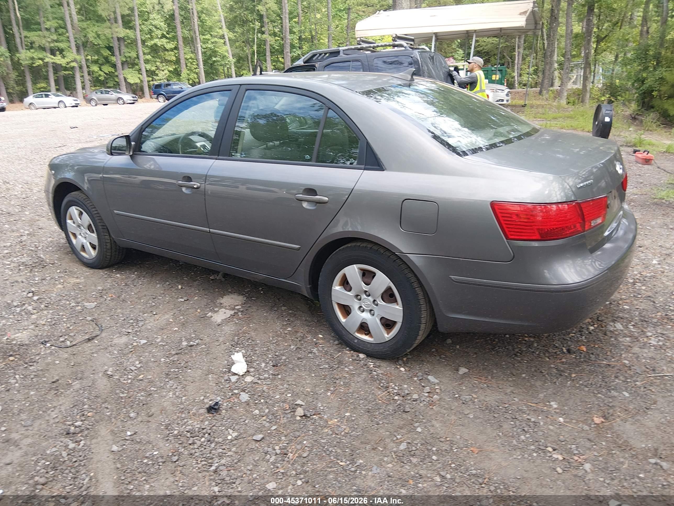 2010 Hyundai Sonata Gls Gray vin: 5NPET4AC9AH585422