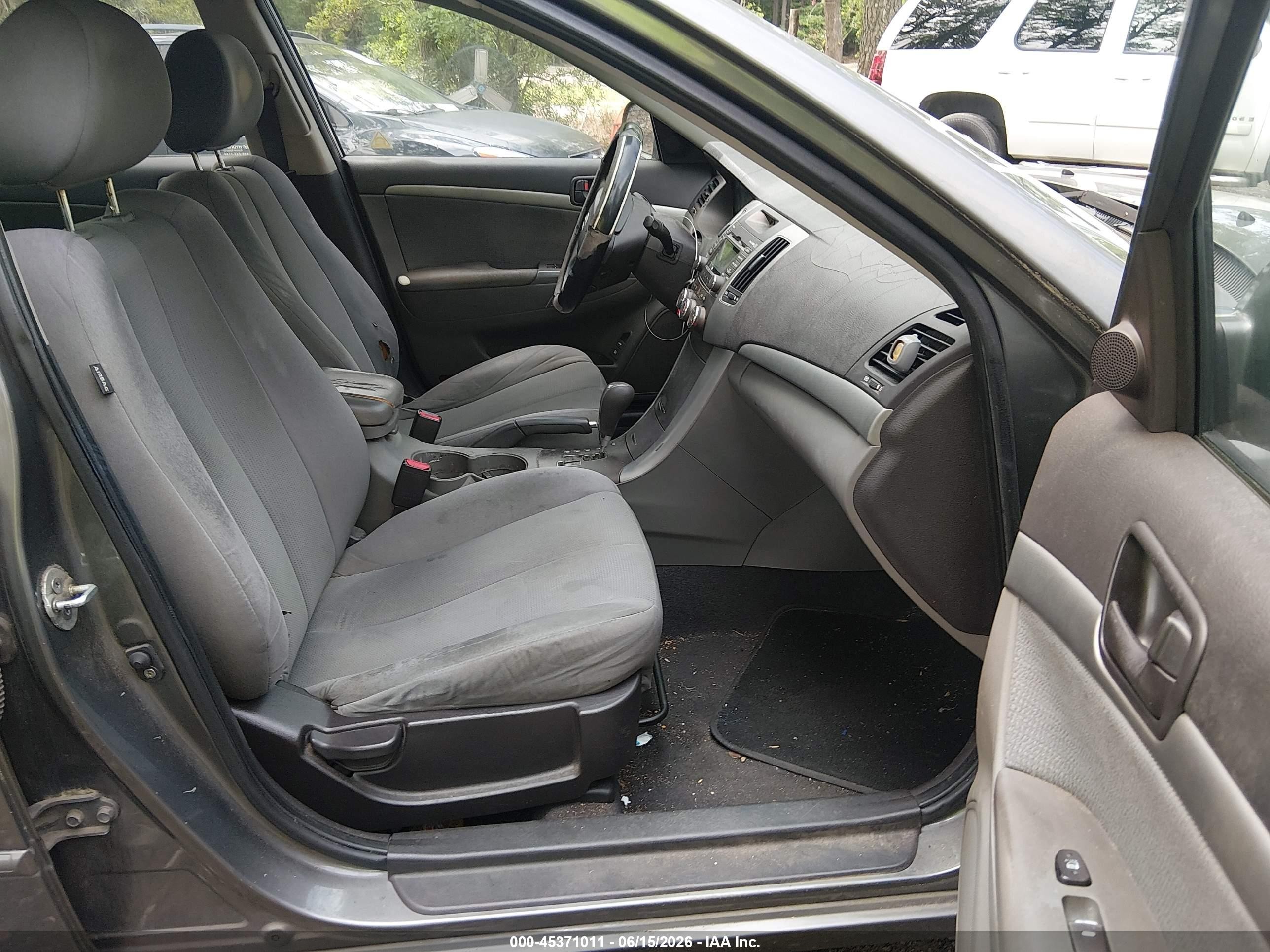2010 Hyundai Sonata Gls Gray vin: 5NPET4AC9AH585422