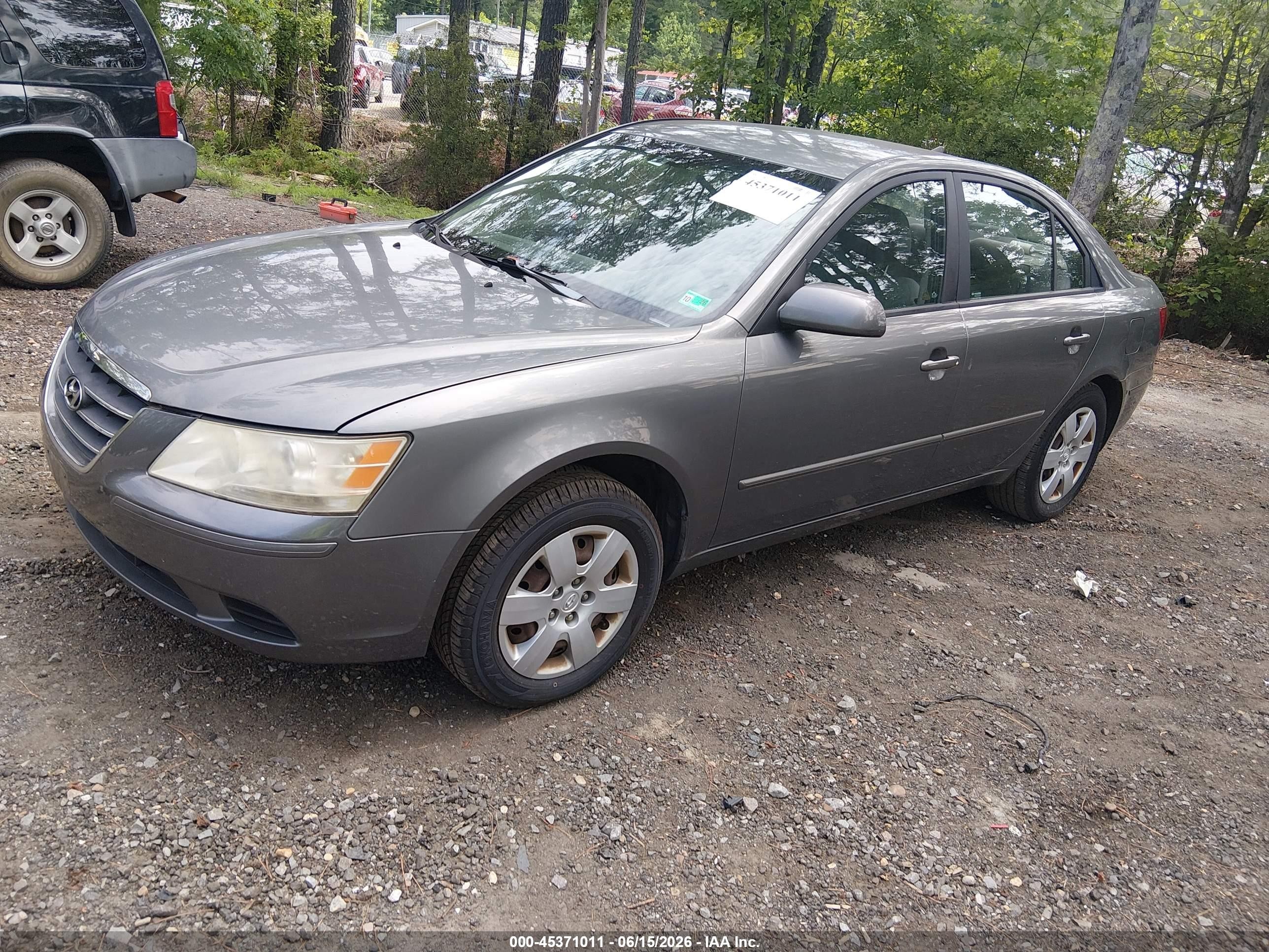 2010 Hyundai Sonata Gls Gray vin: 5NPET4AC9AH585422