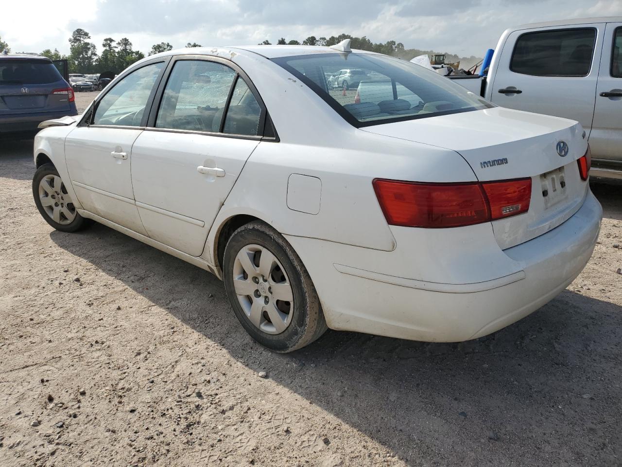 2010 Hyundai Sonata Gls White vin: 5NPET4AC9AH585761