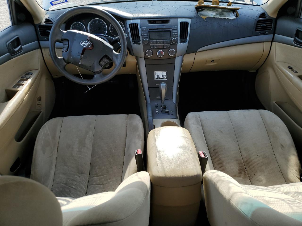 2010 Hyundai Sonata Gls White vin: 5NPET4AC9AH585761