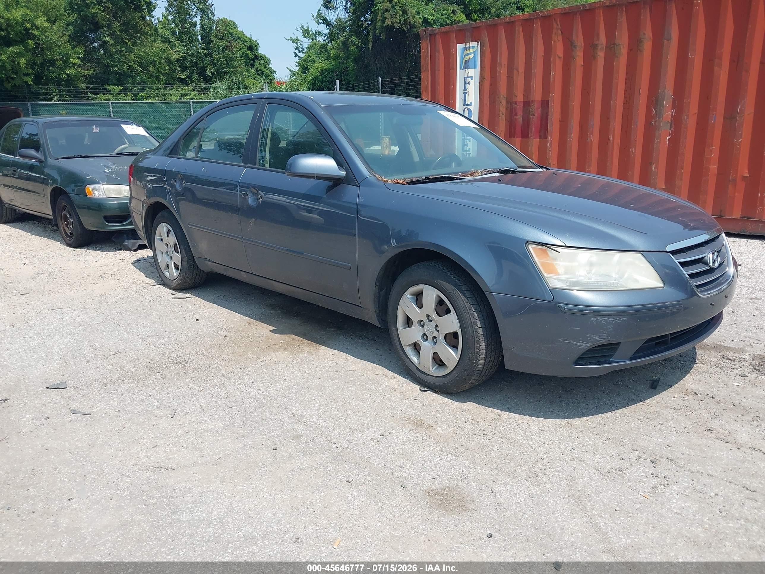 2010 Hyundai Sonata Gls Gray vin: 5NPET4AC9AH592743