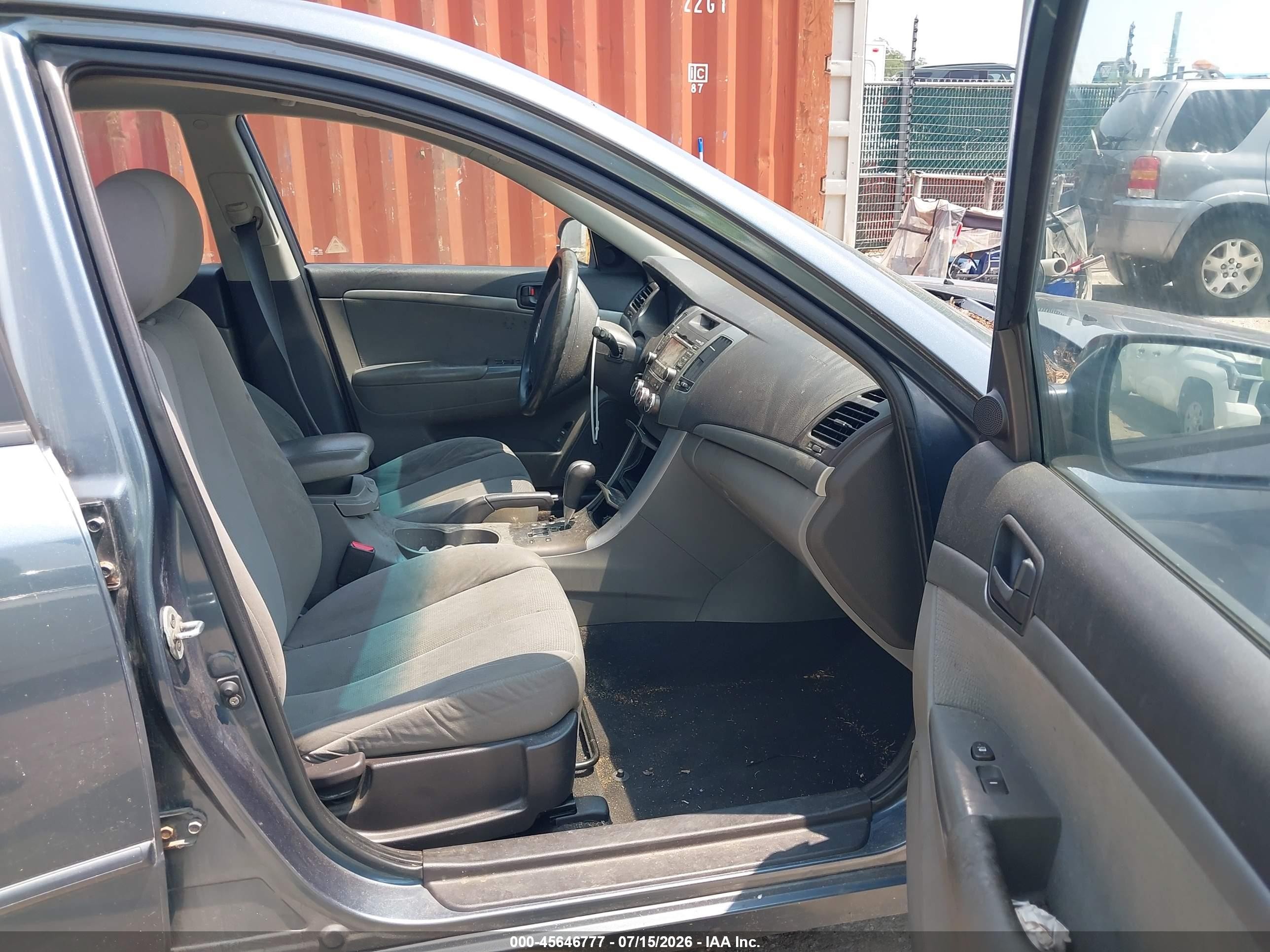 2010 Hyundai Sonata Gls Gray vin: 5NPET4AC9AH592743