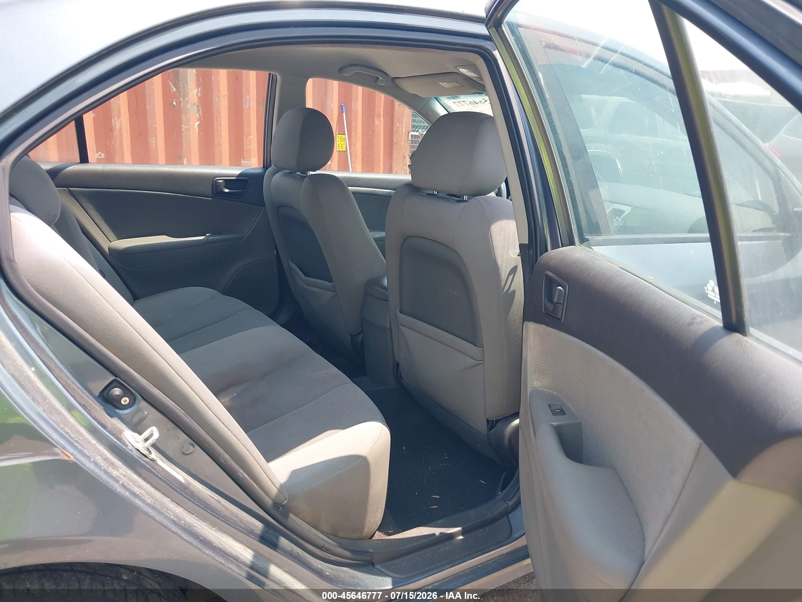 2010 Hyundai Sonata Gls Gray vin: 5NPET4AC9AH592743