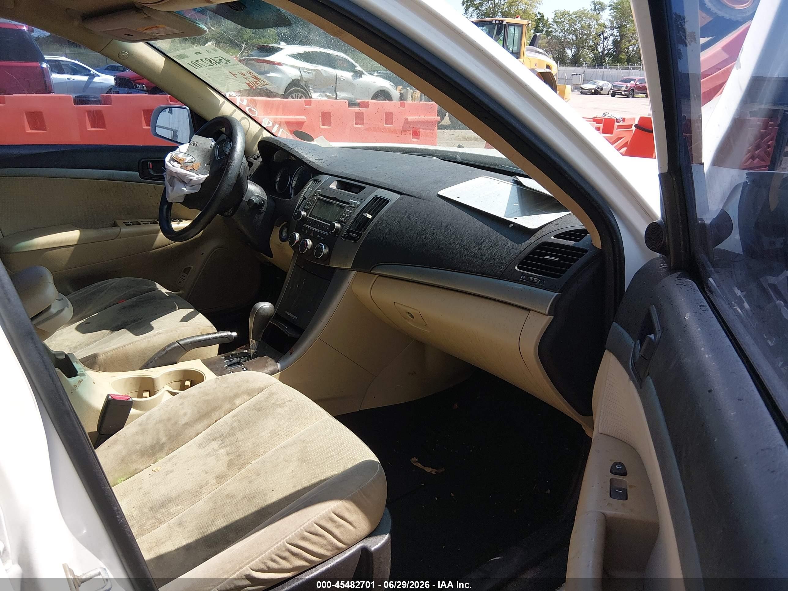 2010 Hyundai Sonata Gls Белый vin: 5NPET4AC9AH595383