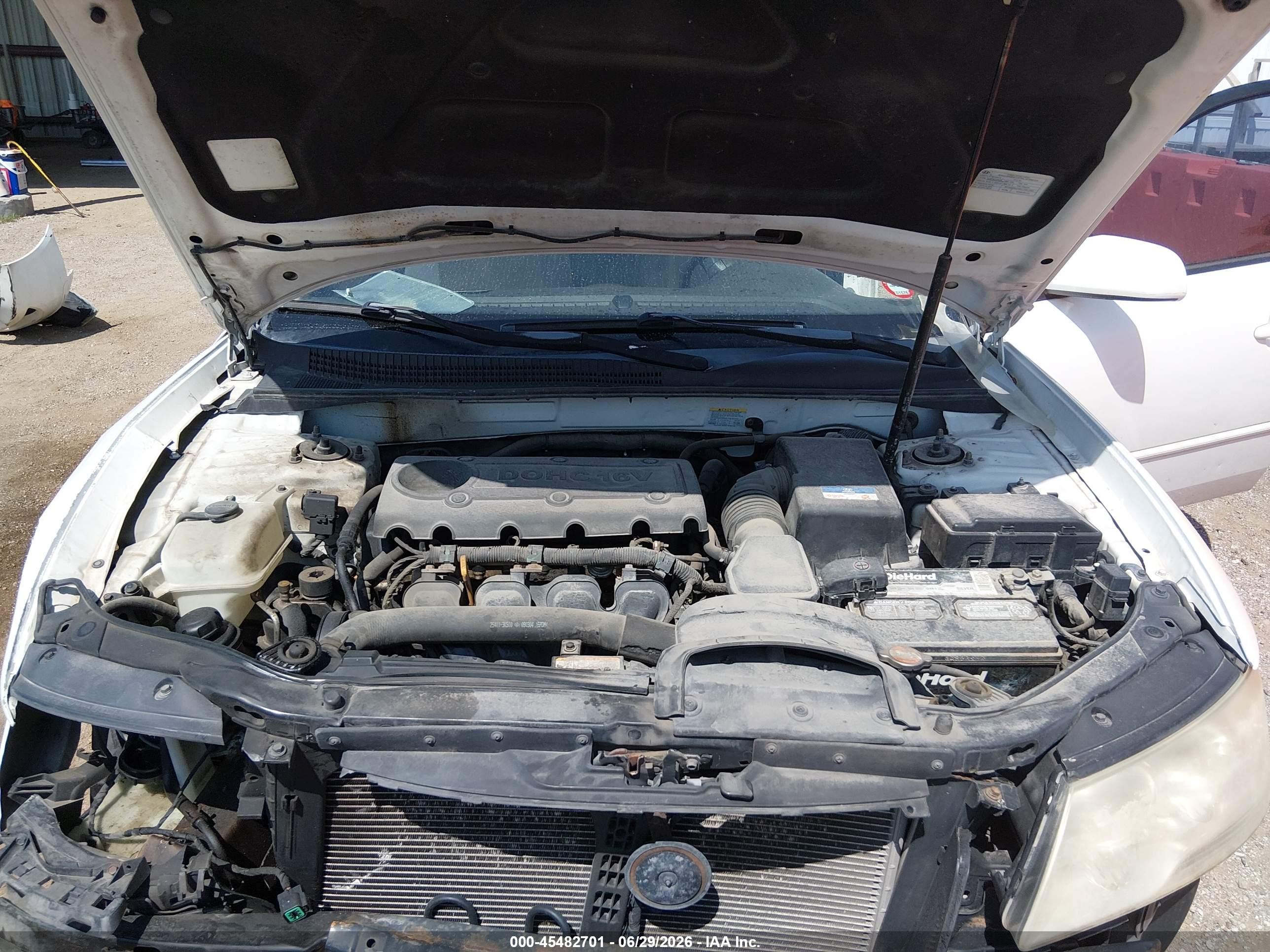 2010 Hyundai Sonata Gls Белый vin: 5NPET4AC9AH595383