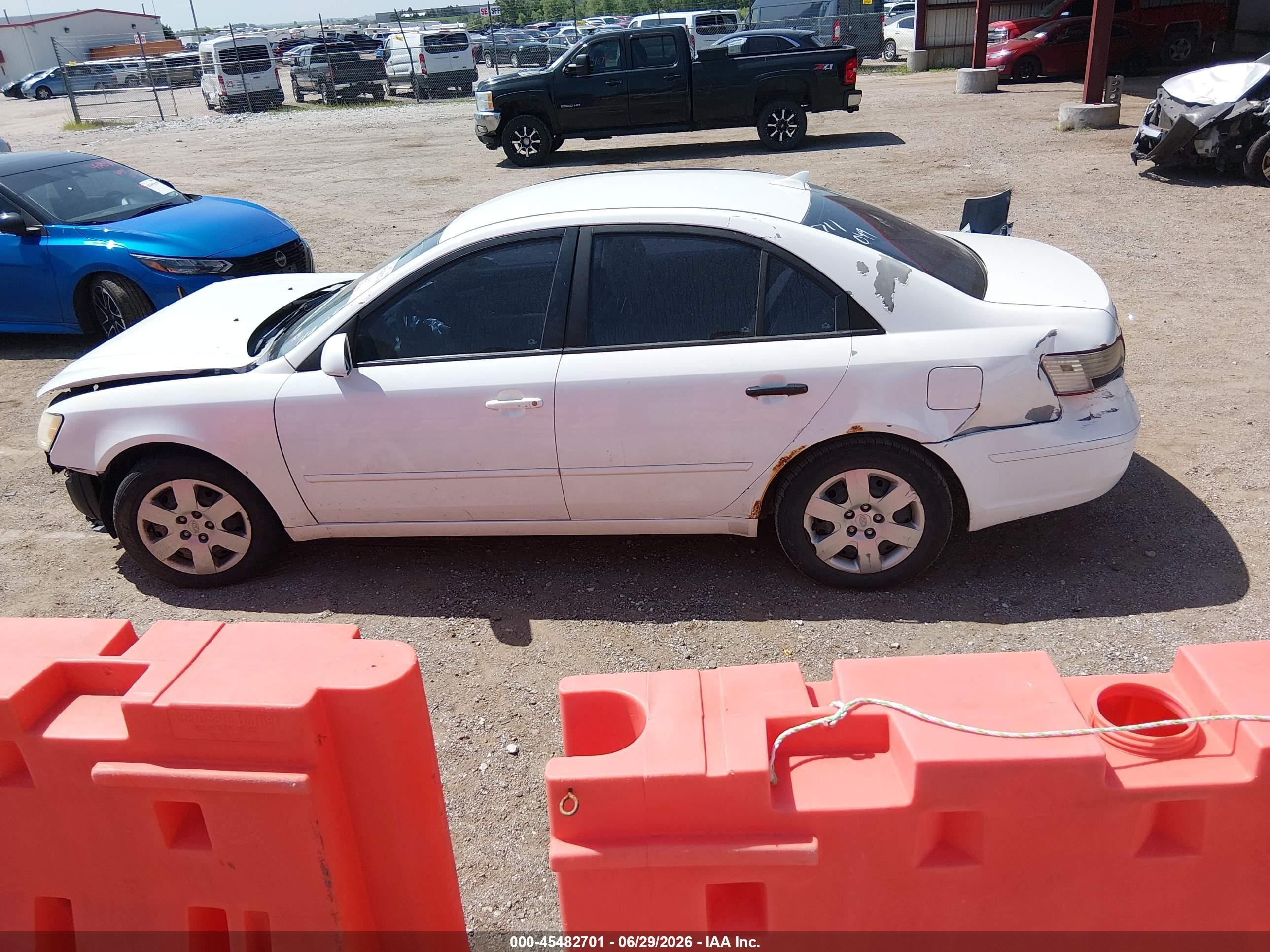 2010 Hyundai Sonata Gls Белый vin: 5NPET4AC9AH595383