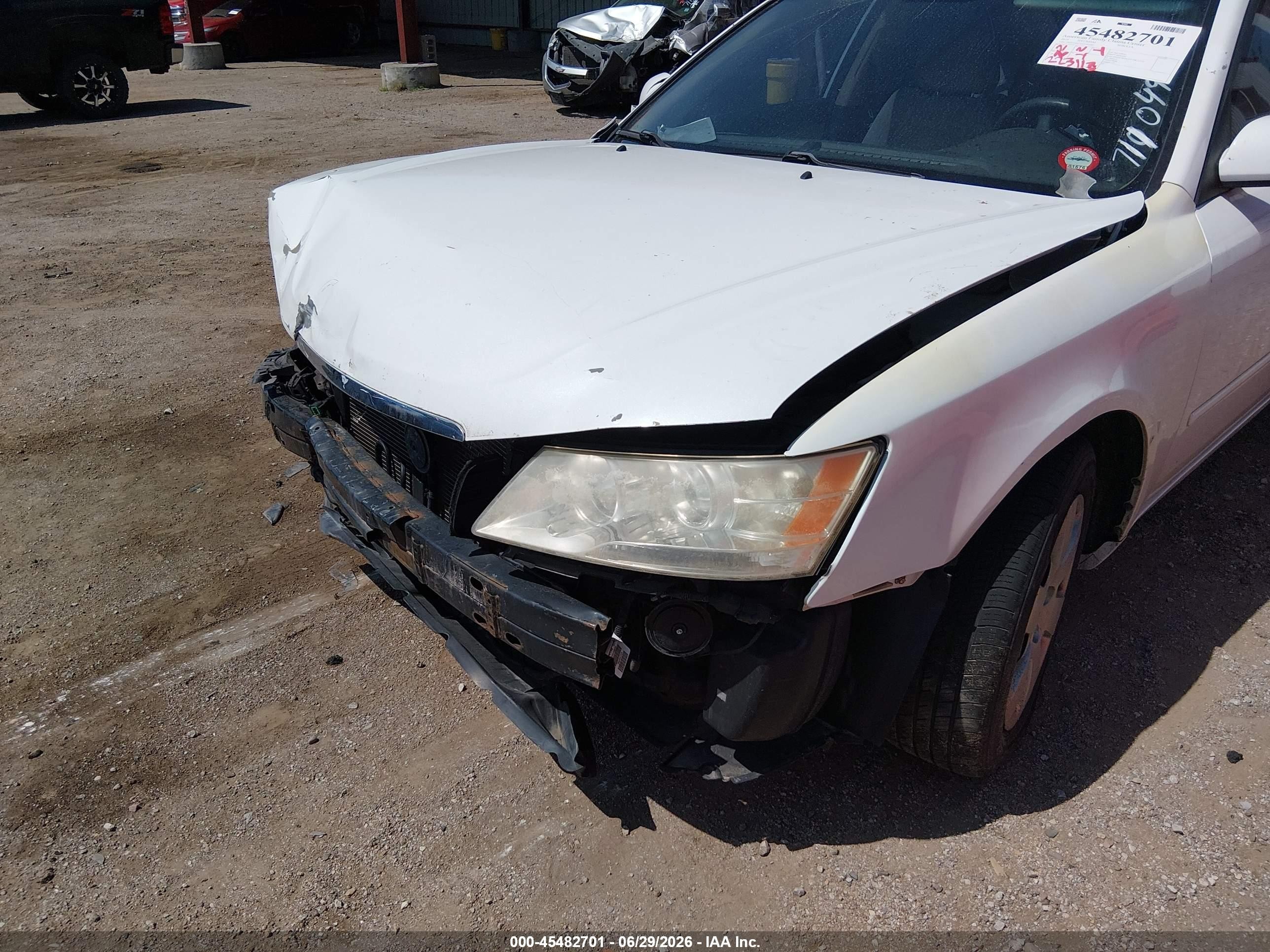 2010 Hyundai Sonata Gls Белый vin: 5NPET4AC9AH595383