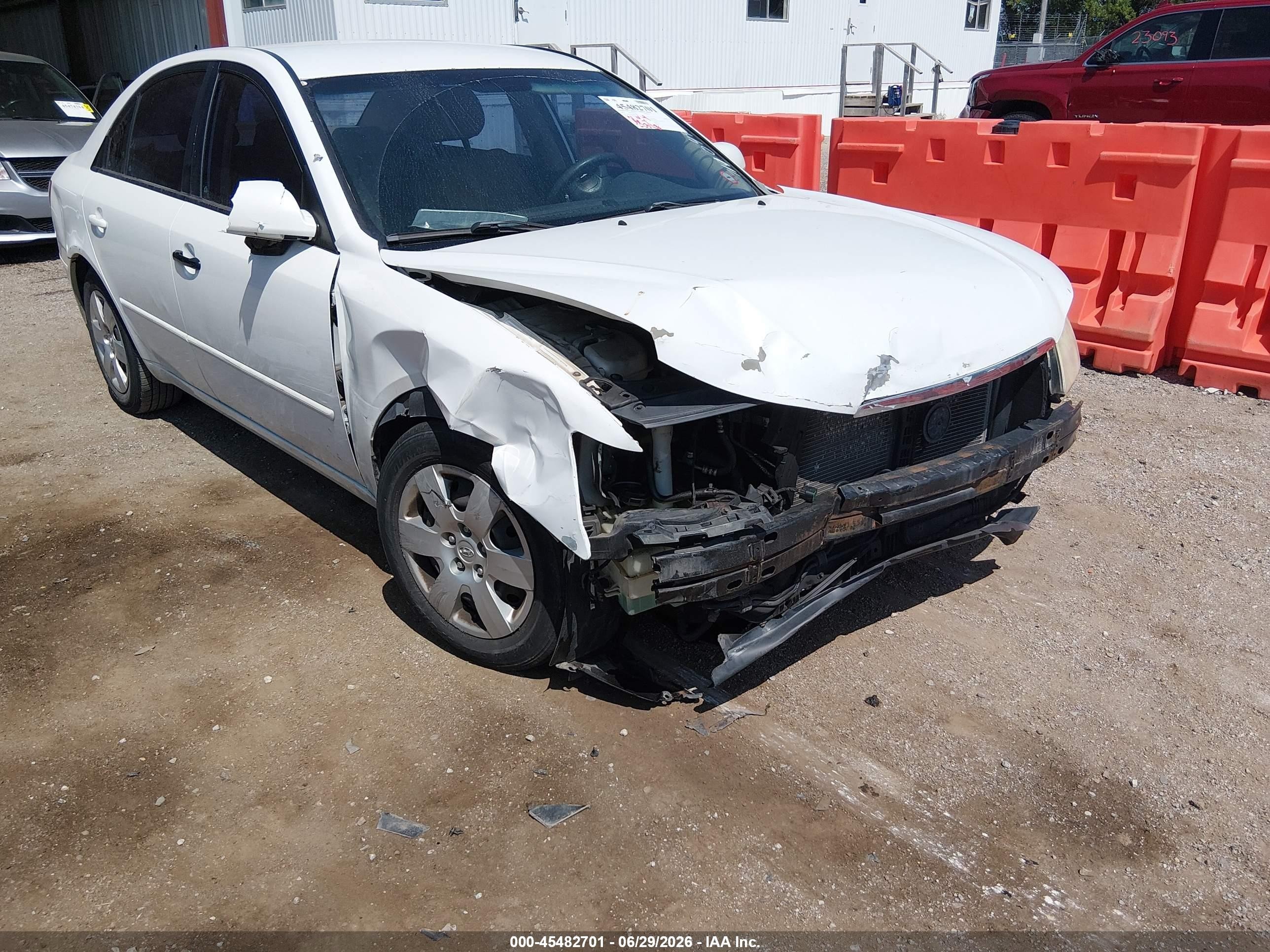 2010 Hyundai Sonata Gls Белый vin: 5NPET4AC9AH595383