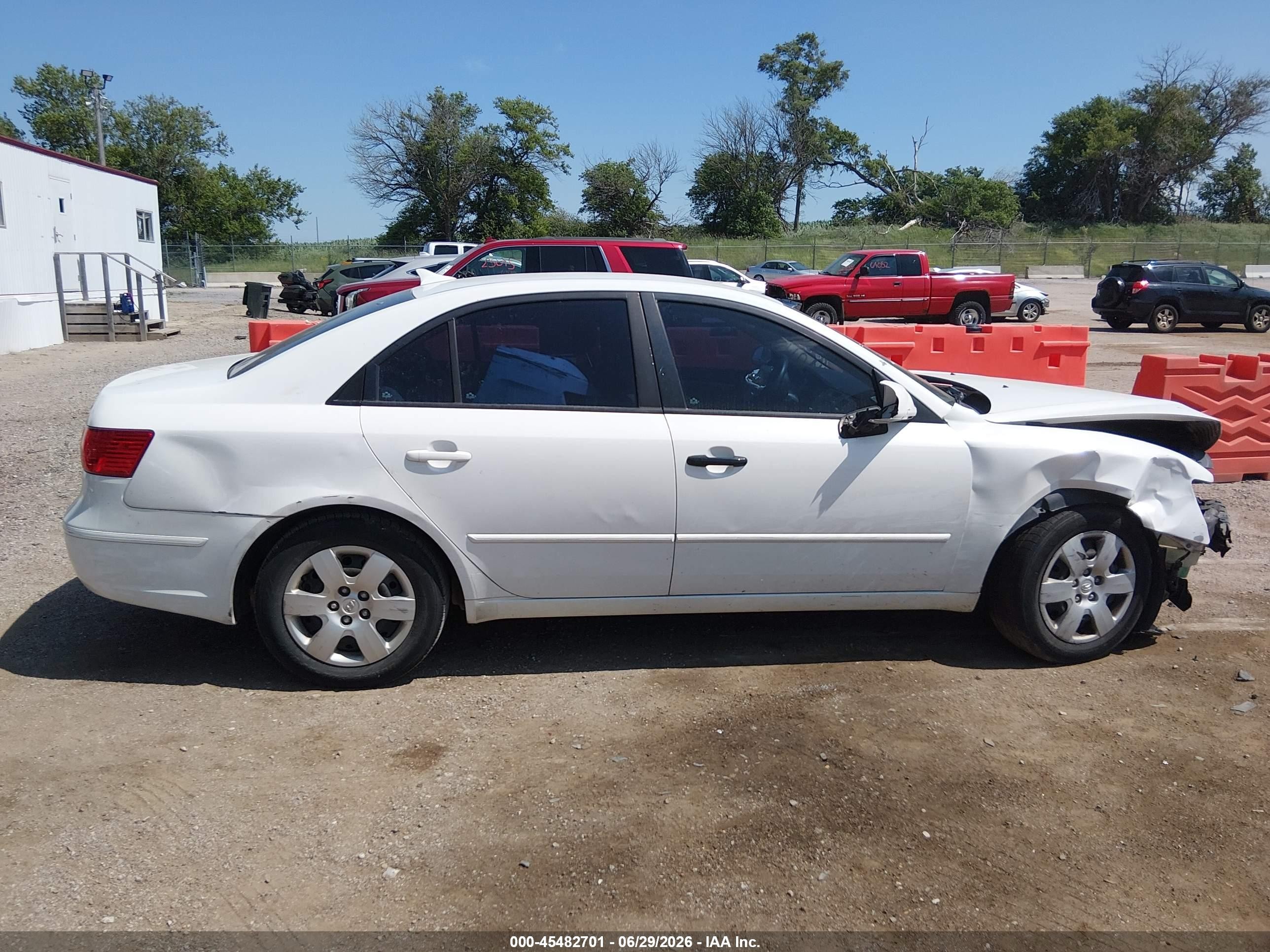 2010 Hyundai Sonata Gls Белый vin: 5NPET4AC9AH595383