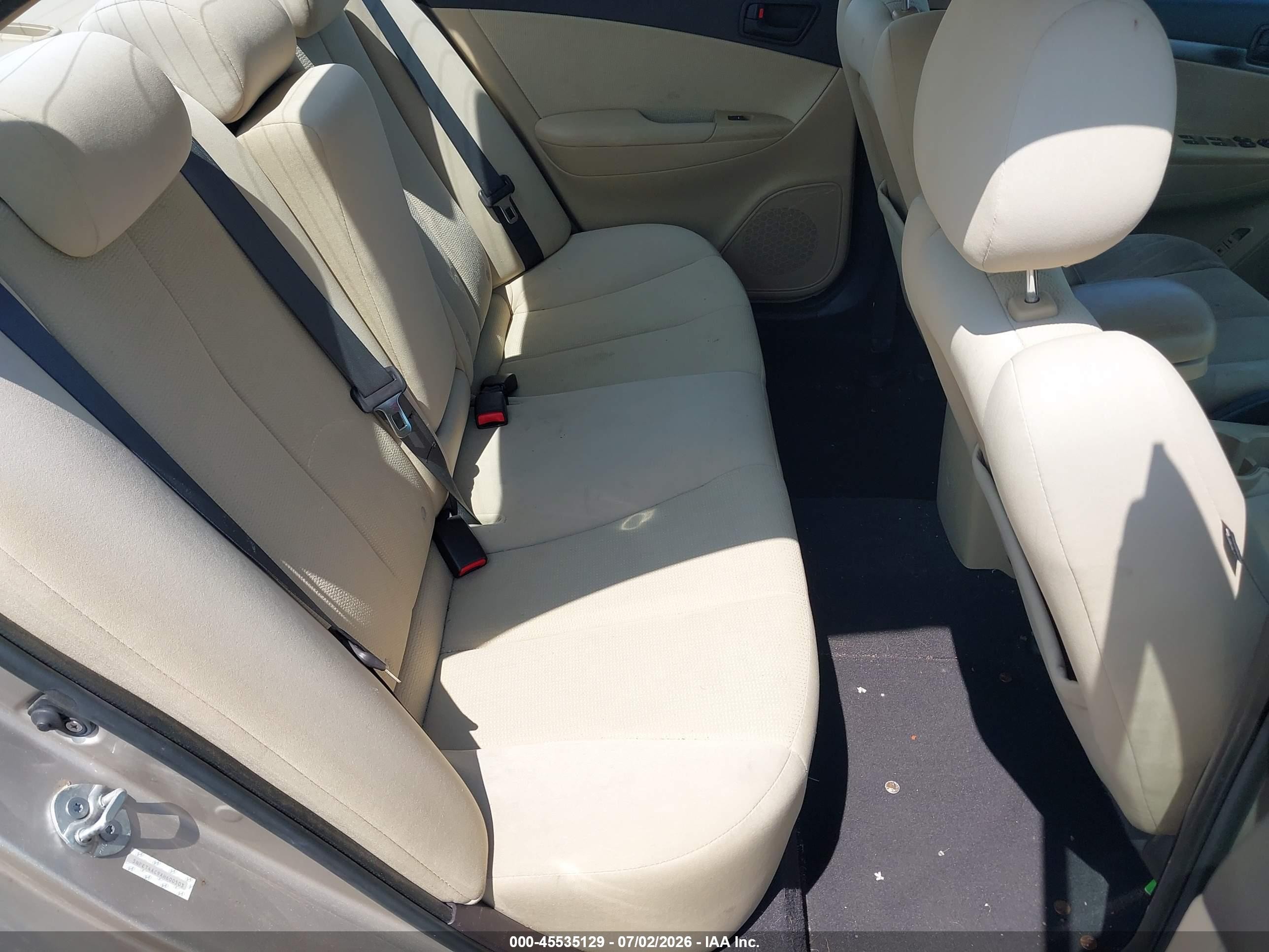 2010 Hyundai Sonata Gls Beige vin: 5NPET4AC9AH600503