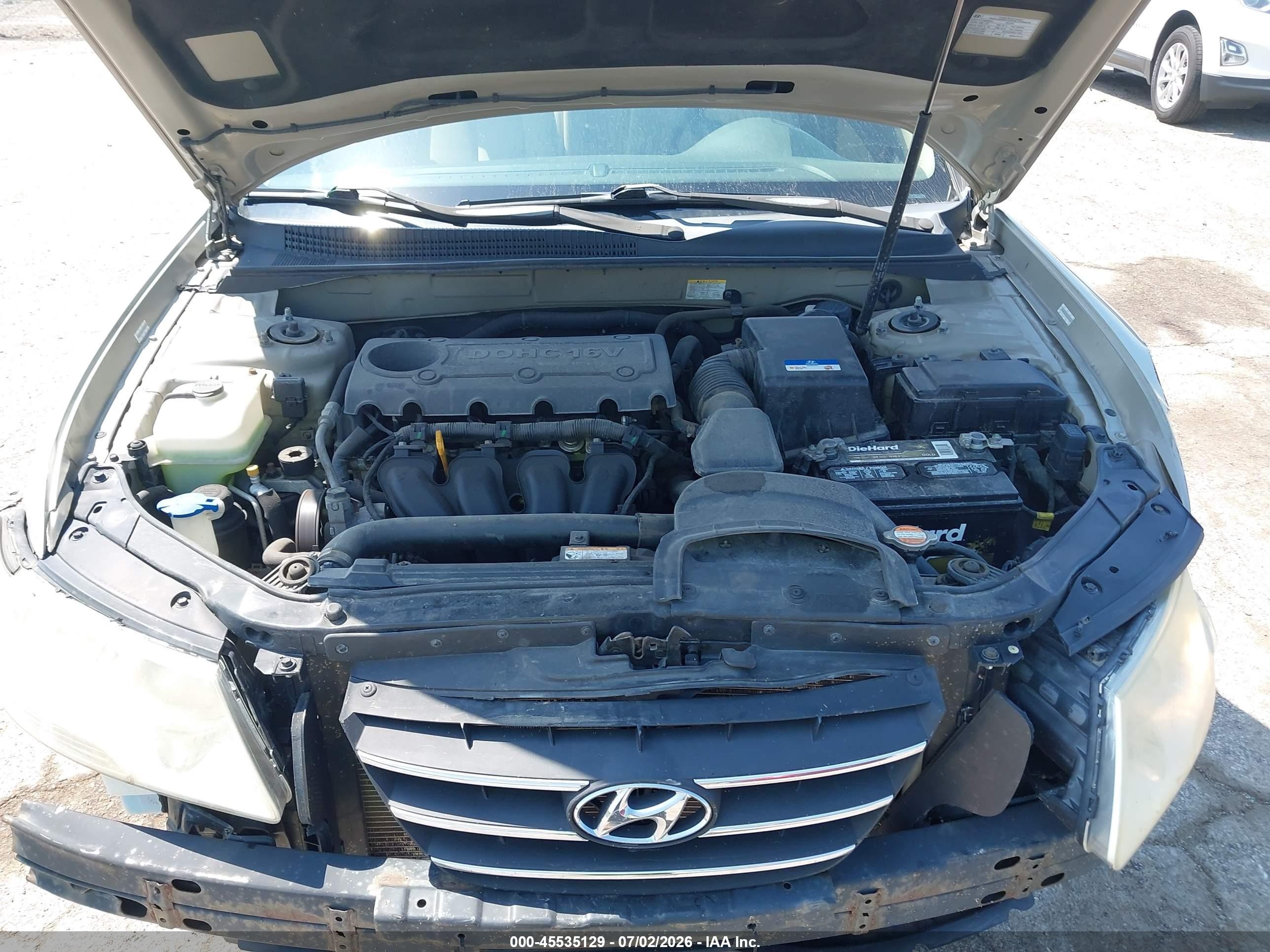 2010 Hyundai Sonata Gls Beige vin: 5NPET4AC9AH600503