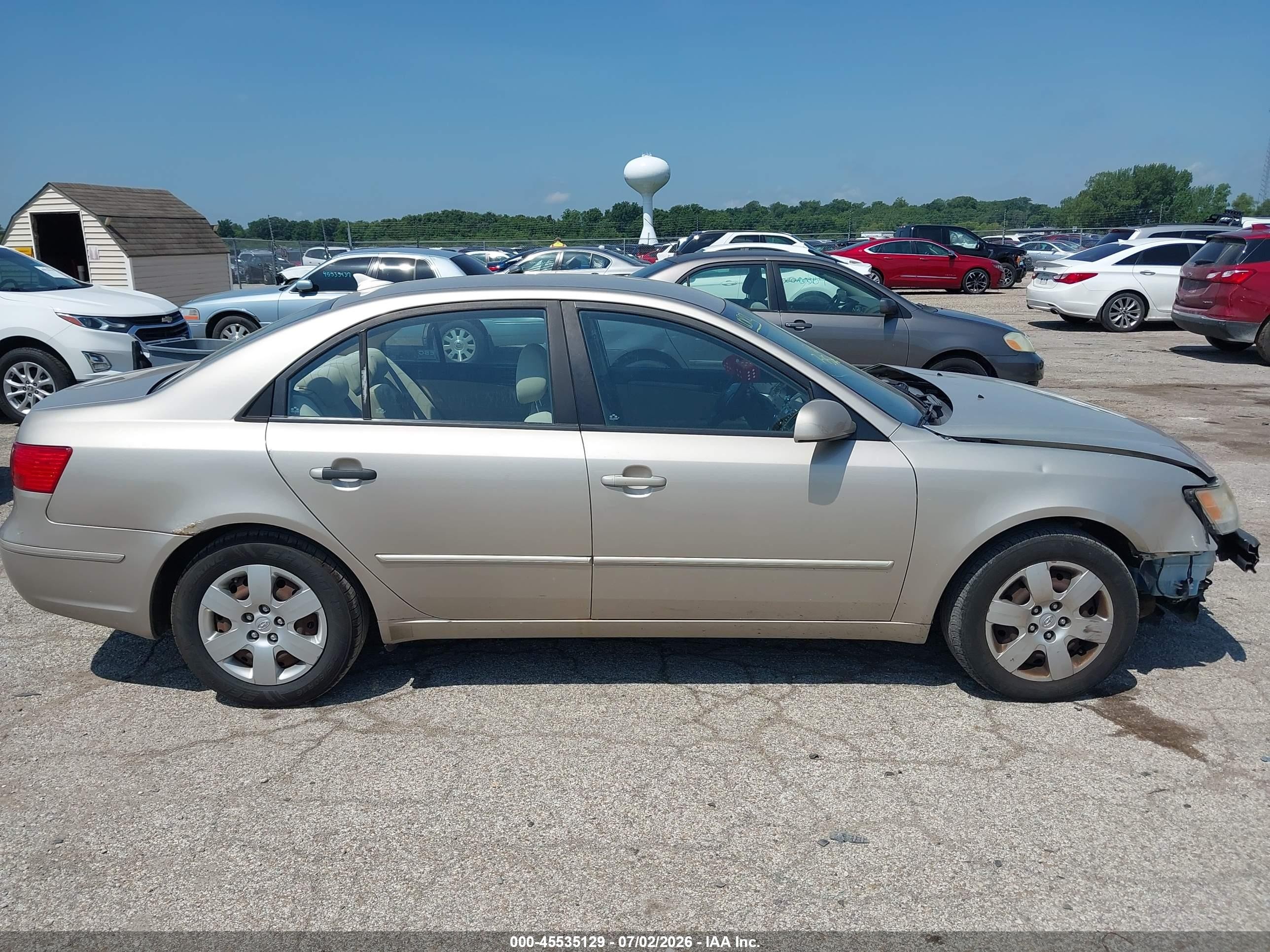 2010 Hyundai Sonata Gls Beige vin: 5NPET4AC9AH600503