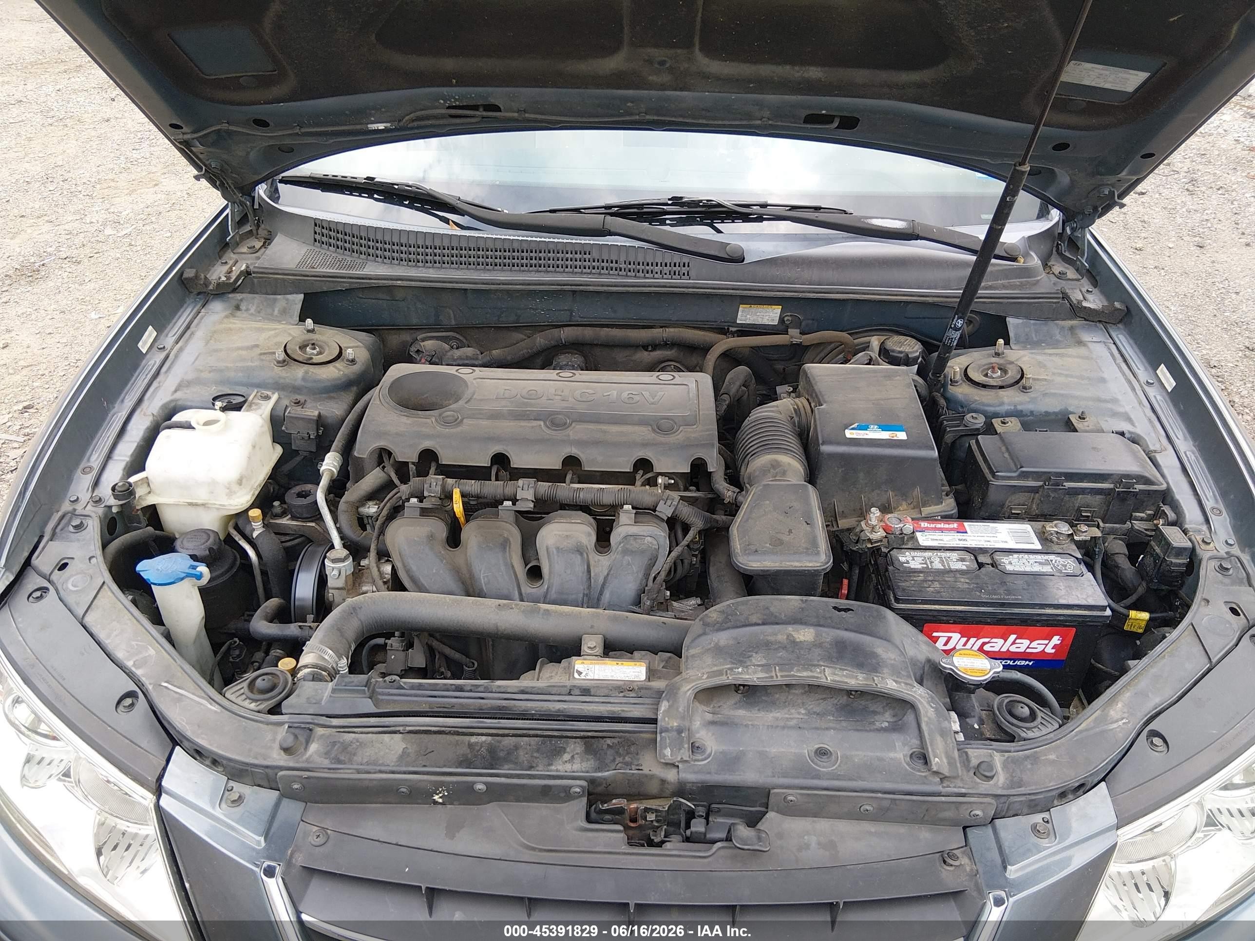 2010 Hyundai Sonata Gls Gray vin: 5NPET4AC9AH622419