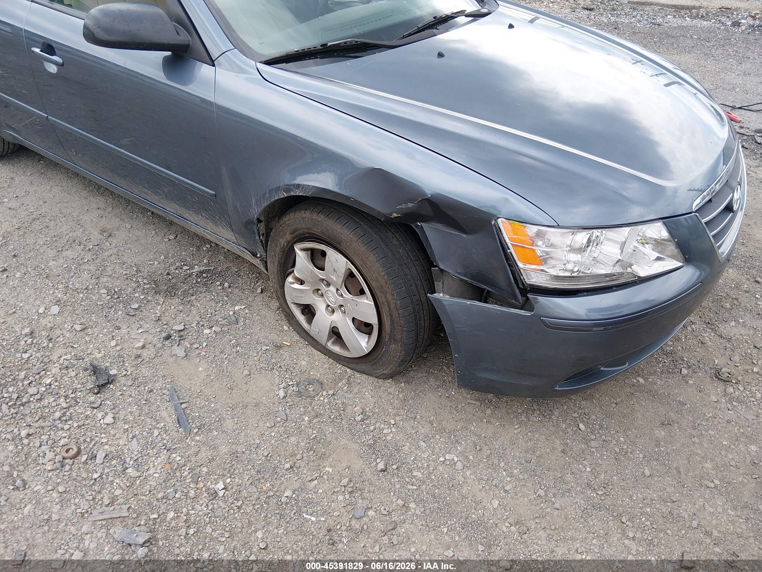 2010 Hyundai Sonata Gls Gray vin: 5NPET4AC9AH622419
