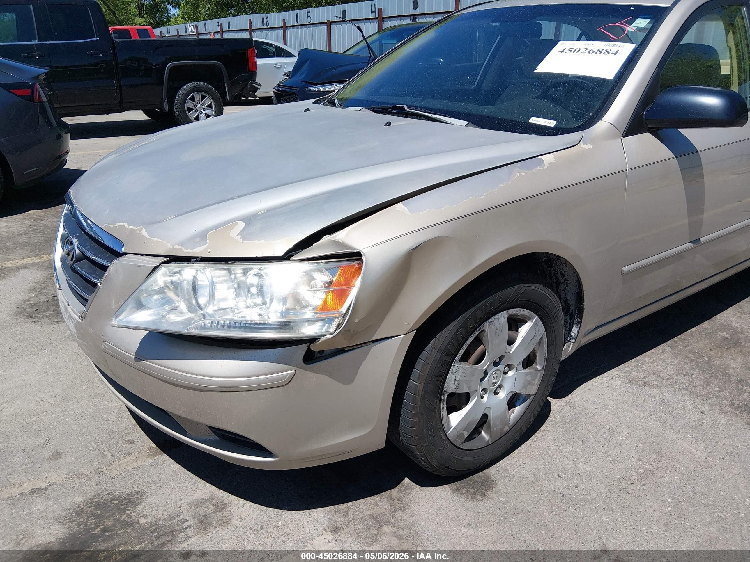 2010 Hyundai Sonata Gls Бежевый vin: 5NPET4AC9AH622534
