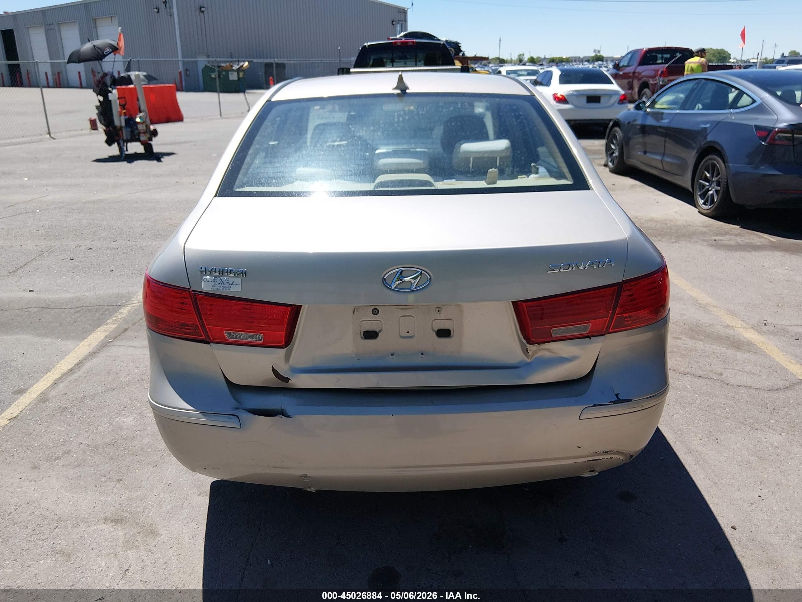 2010 Hyundai Sonata Gls Бежевый vin: 5NPET4AC9AH622534