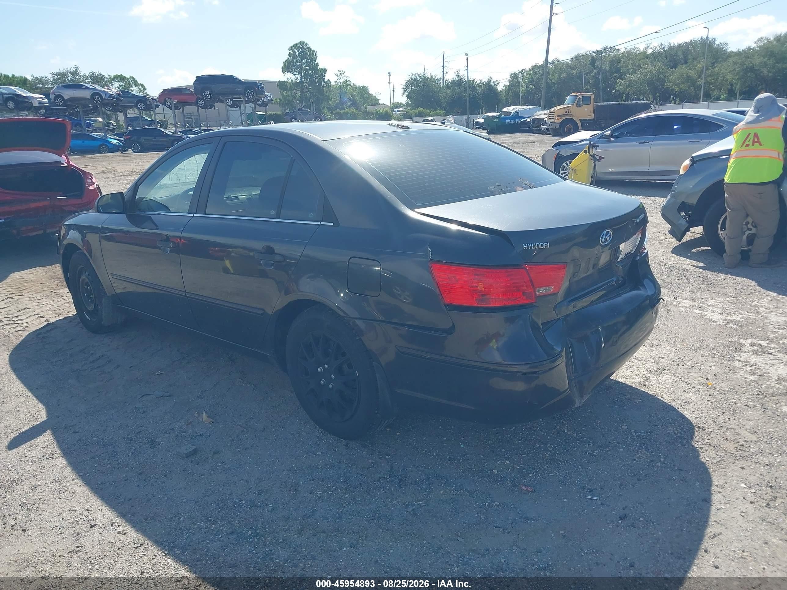 2010 Hyundai Sonata Gls Black vin: 5NPET4AC9AH623036