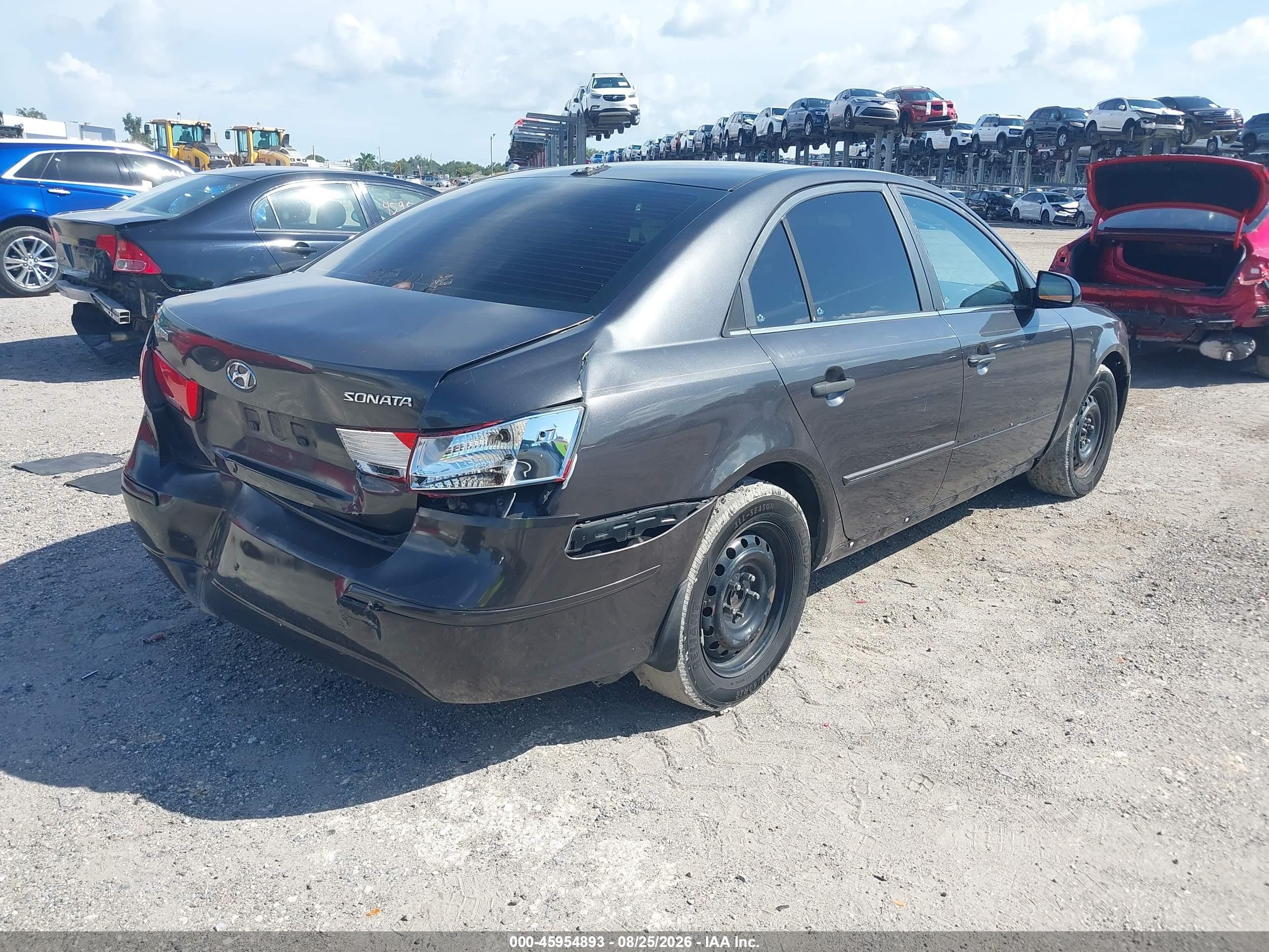 2010 Hyundai Sonata Gls Black vin: 5NPET4AC9AH623036