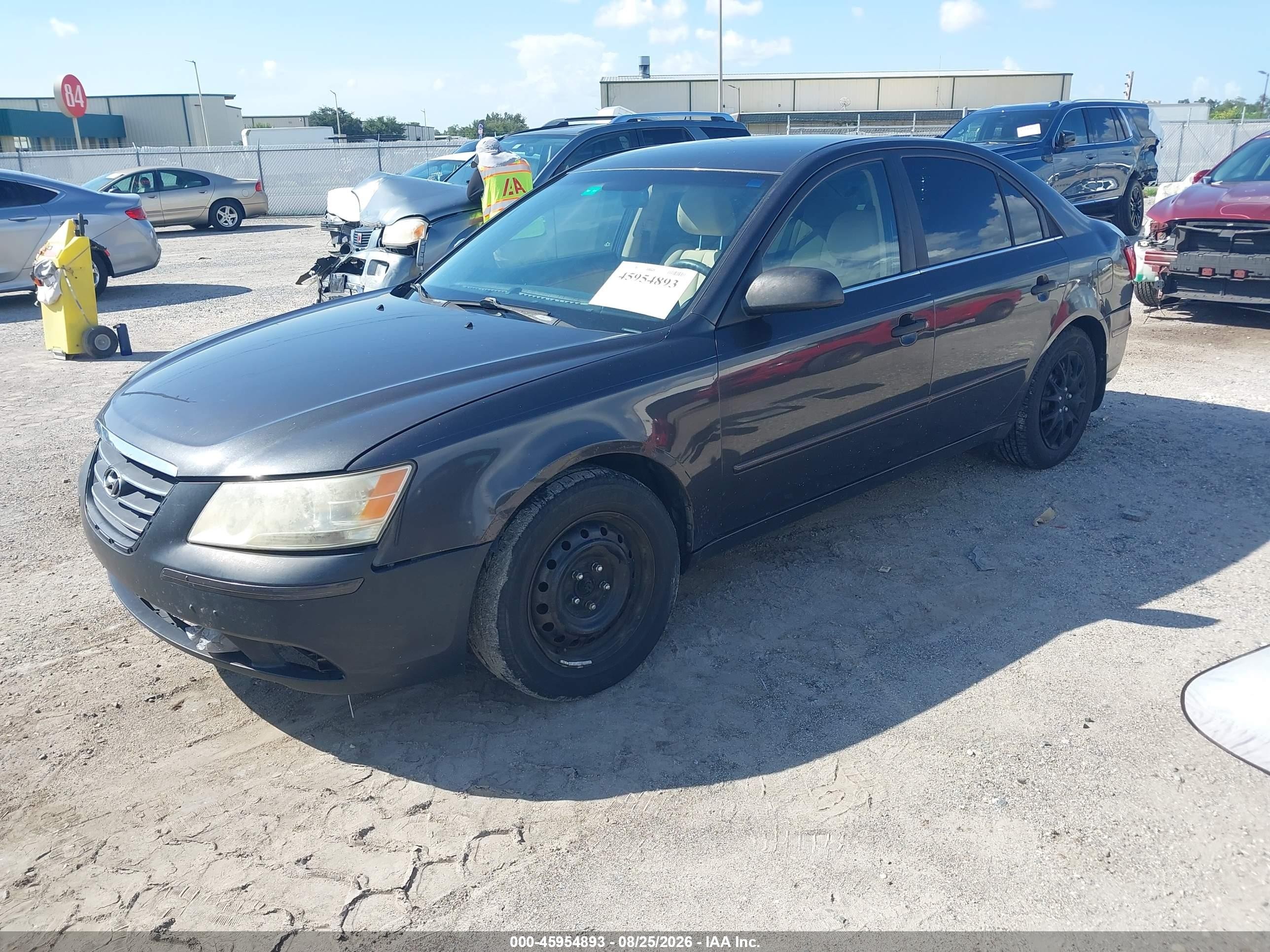 2010 Hyundai Sonata Gls Black vin: 5NPET4AC9AH623036