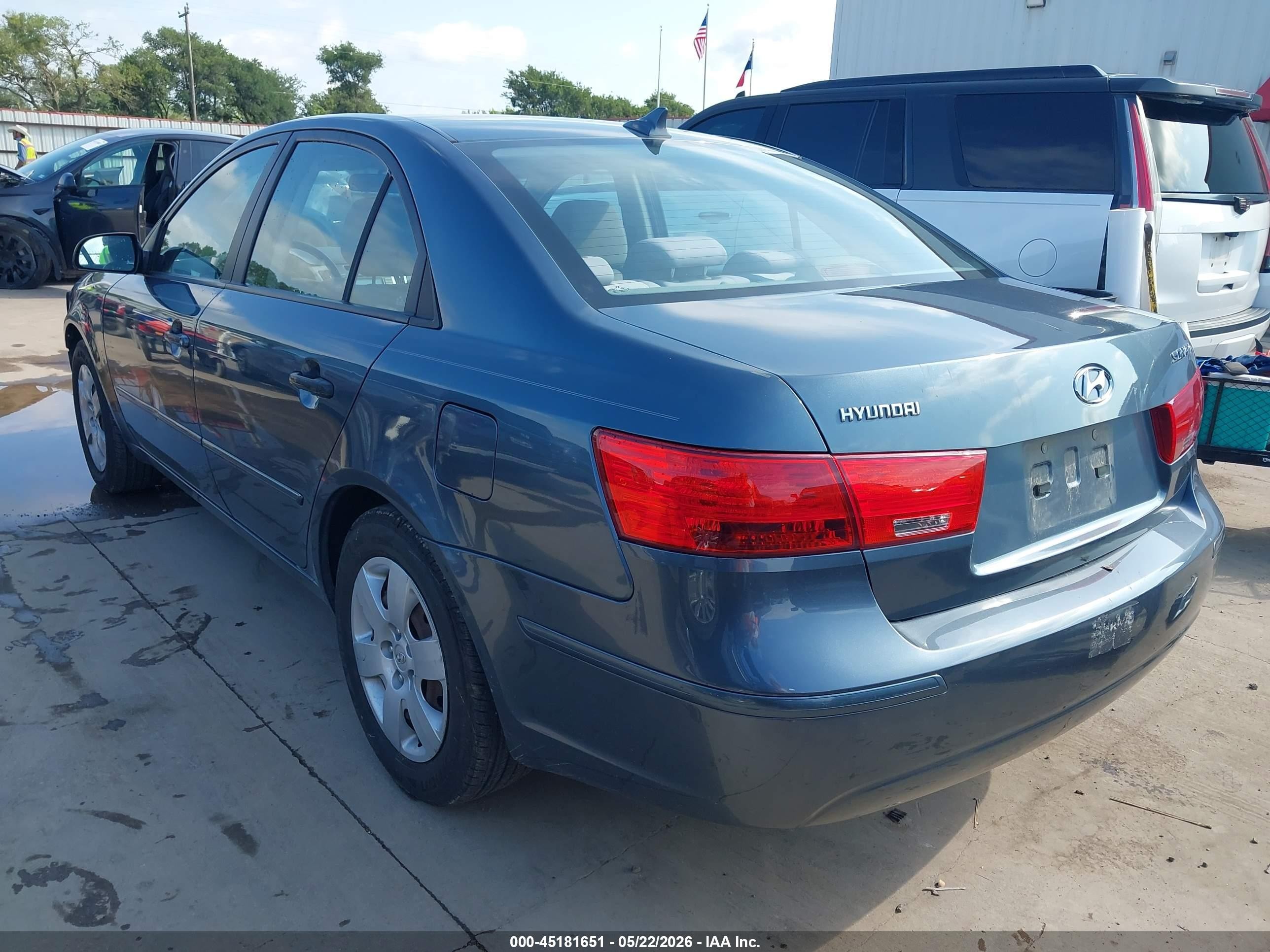 2010 Hyundai Sonata Gls Blue vin: 5NPET4AC9AH642699