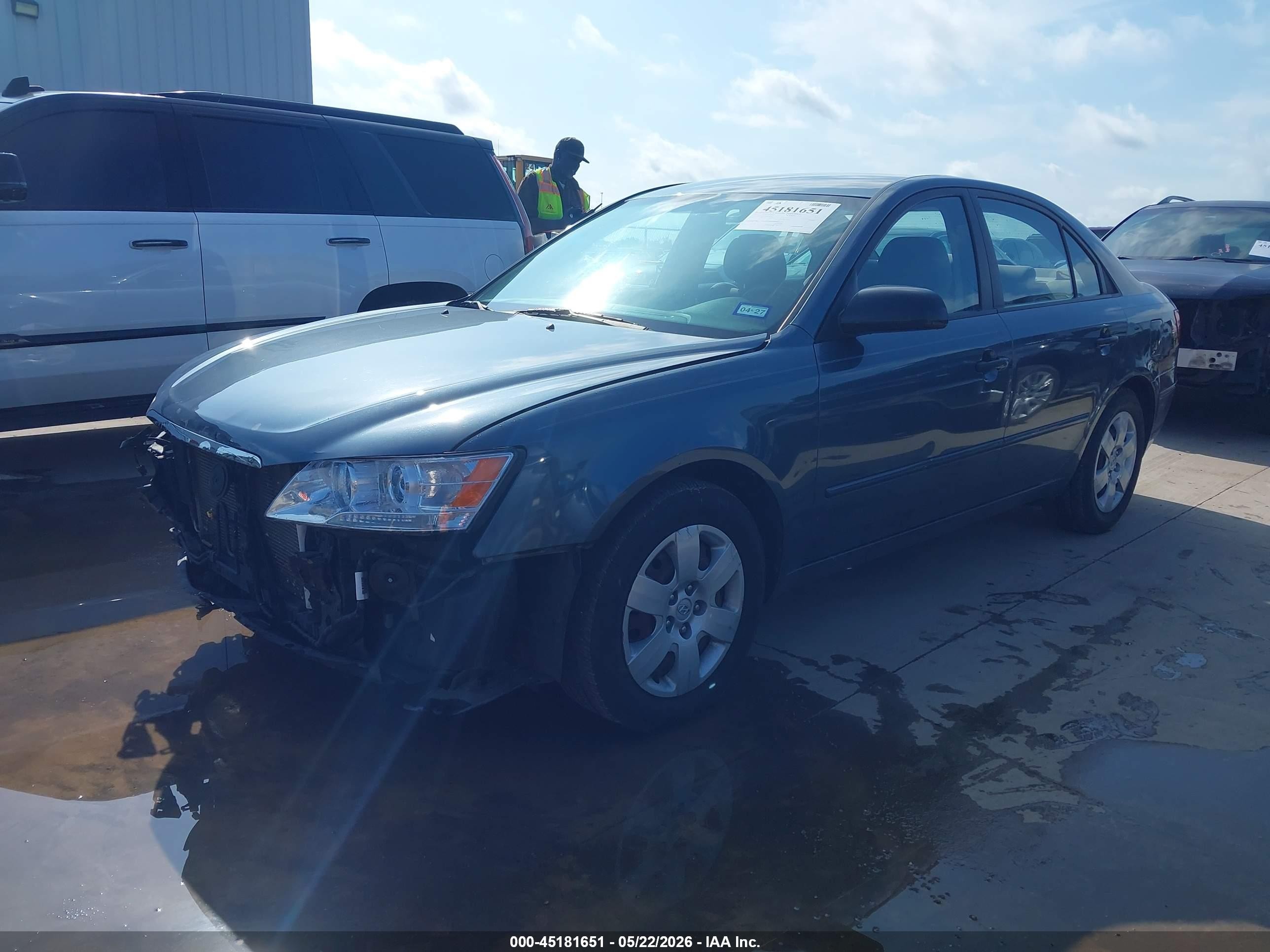 2010 Hyundai Sonata Gls Blue vin: 5NPET4AC9AH642699