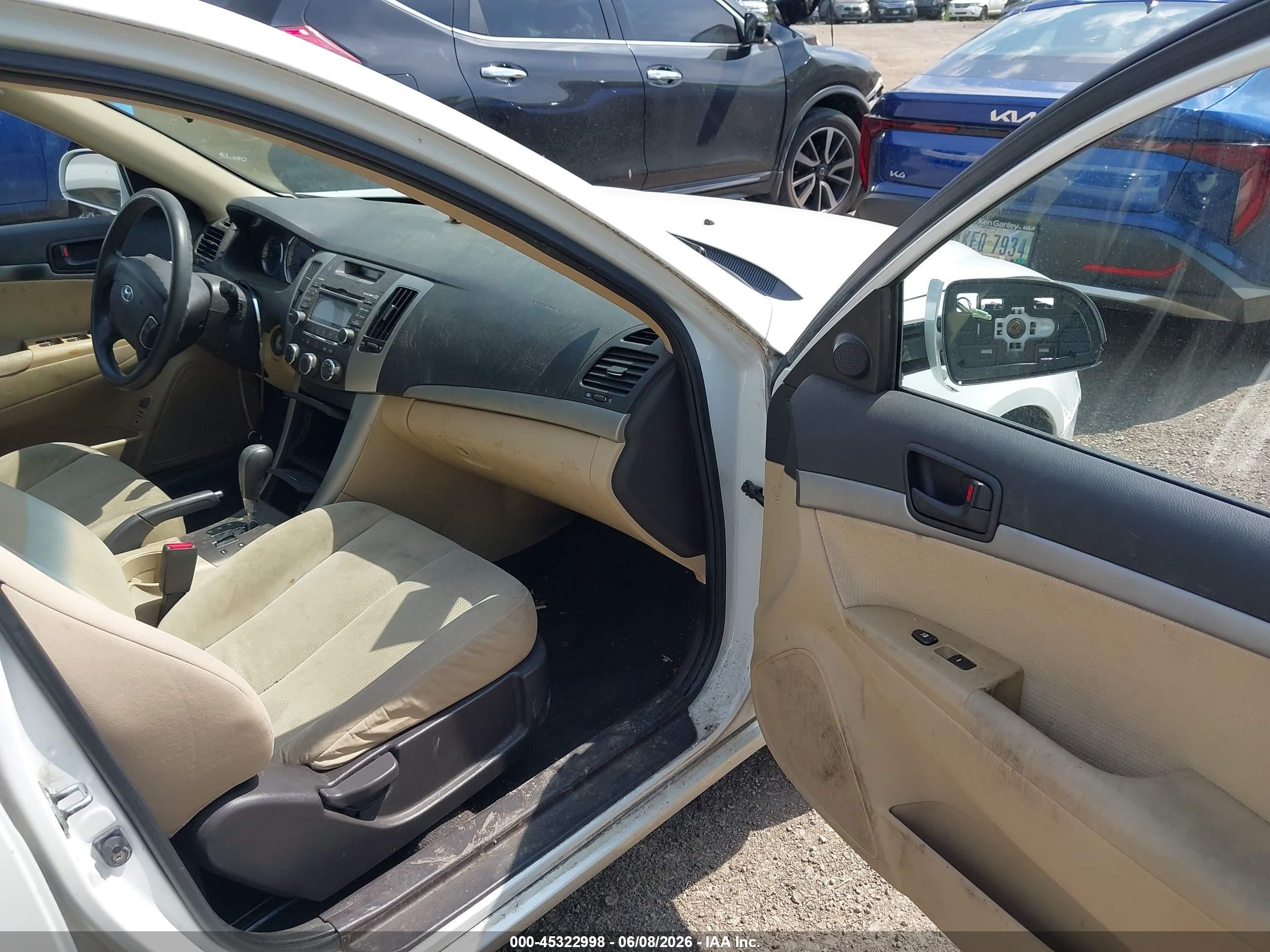 2010 Hyundai Sonata Gls White vin: 5NPET4AC9AH654464