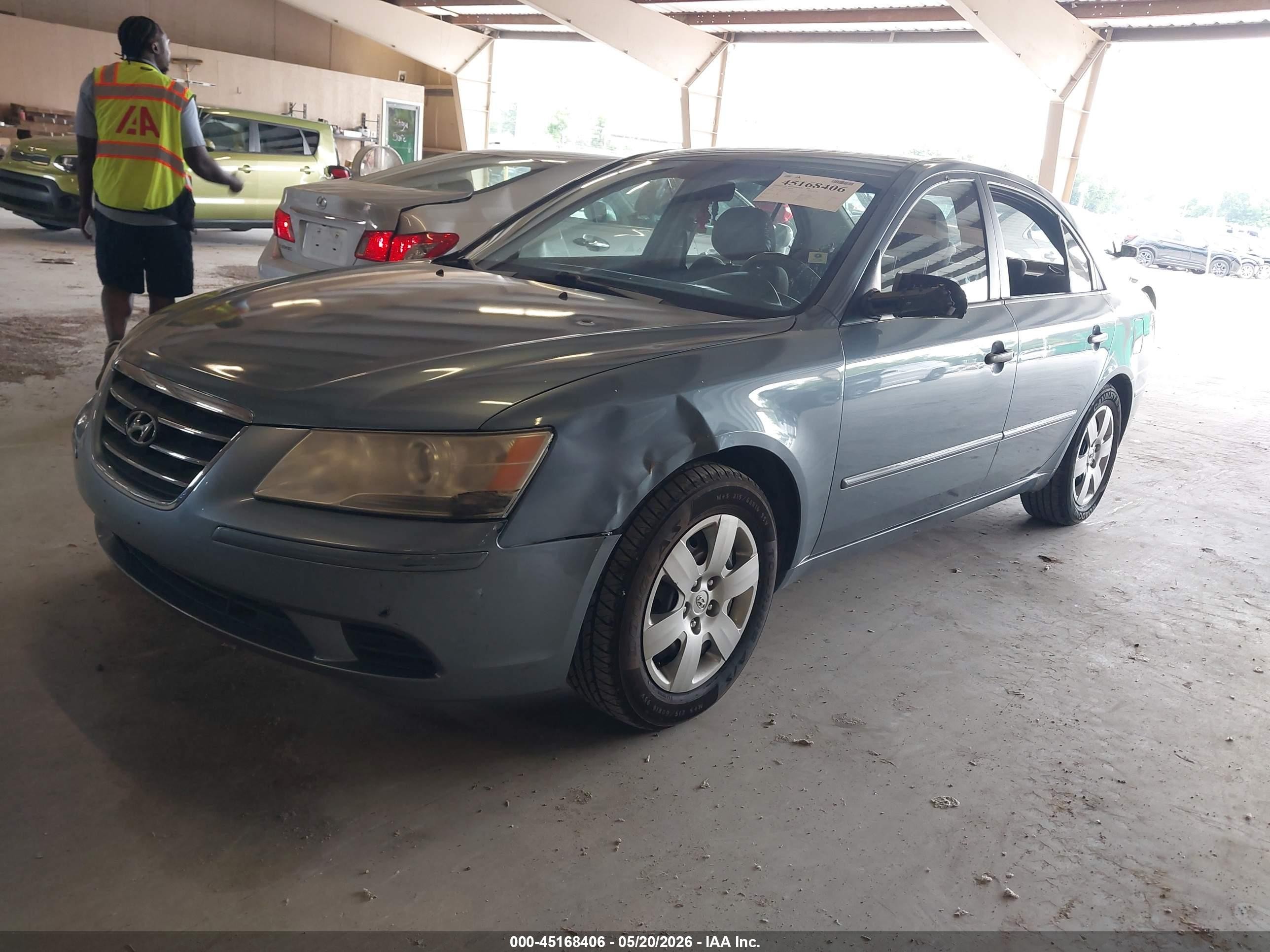 2010 Hyundai Sonata Gls Blue vin: 5NPET4ACXAH583078