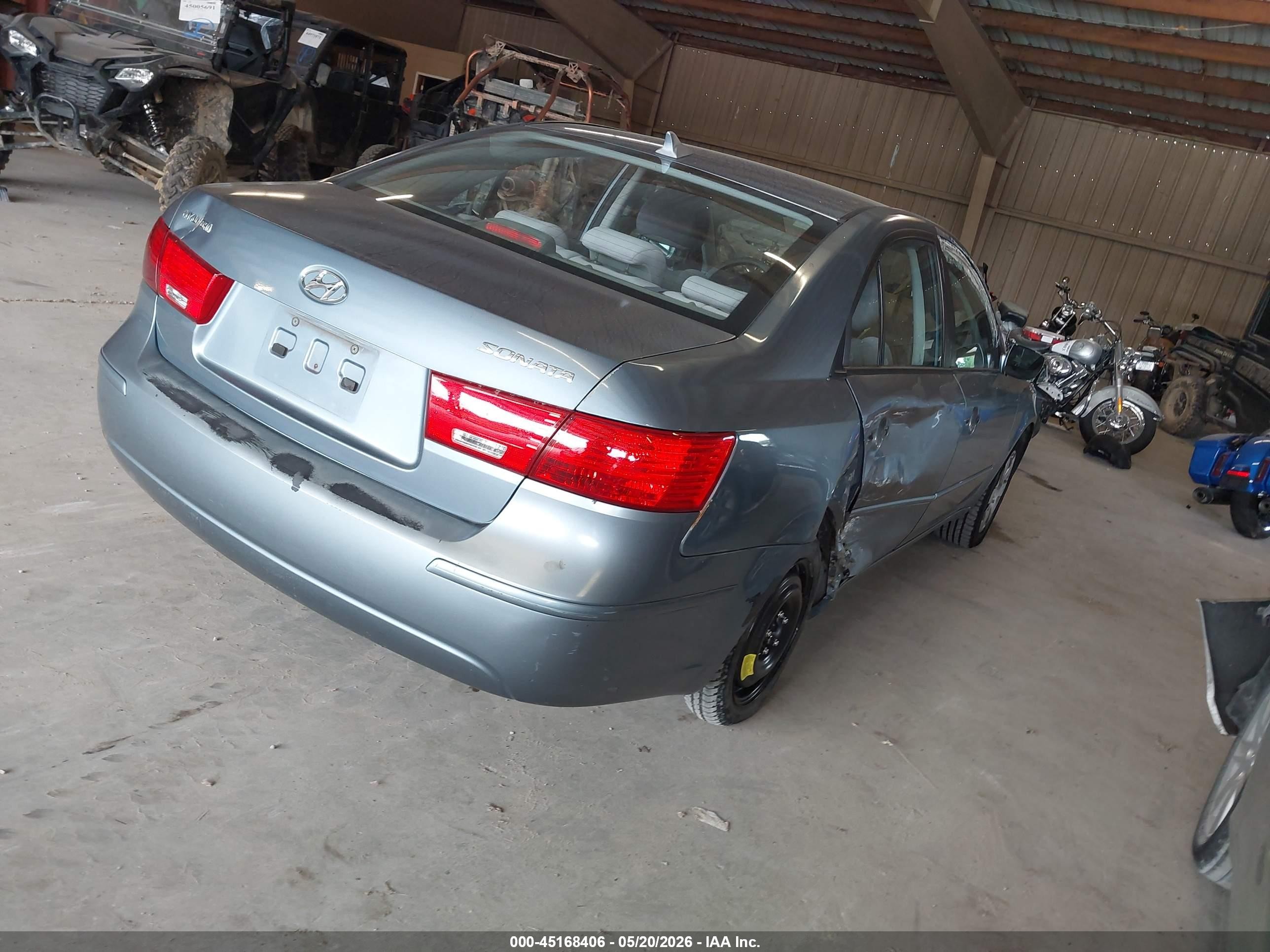 2010 Hyundai Sonata Gls Blue vin: 5NPET4ACXAH583078