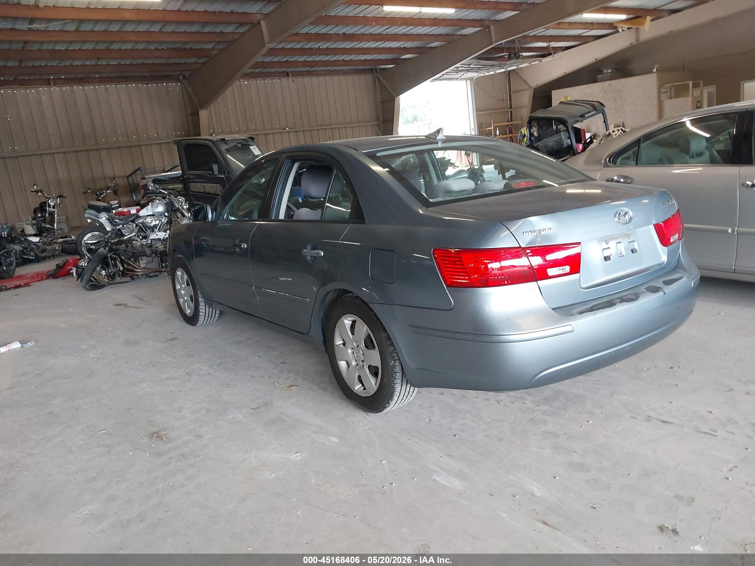 2010 Hyundai Sonata Gls Blue vin: 5NPET4ACXAH583078