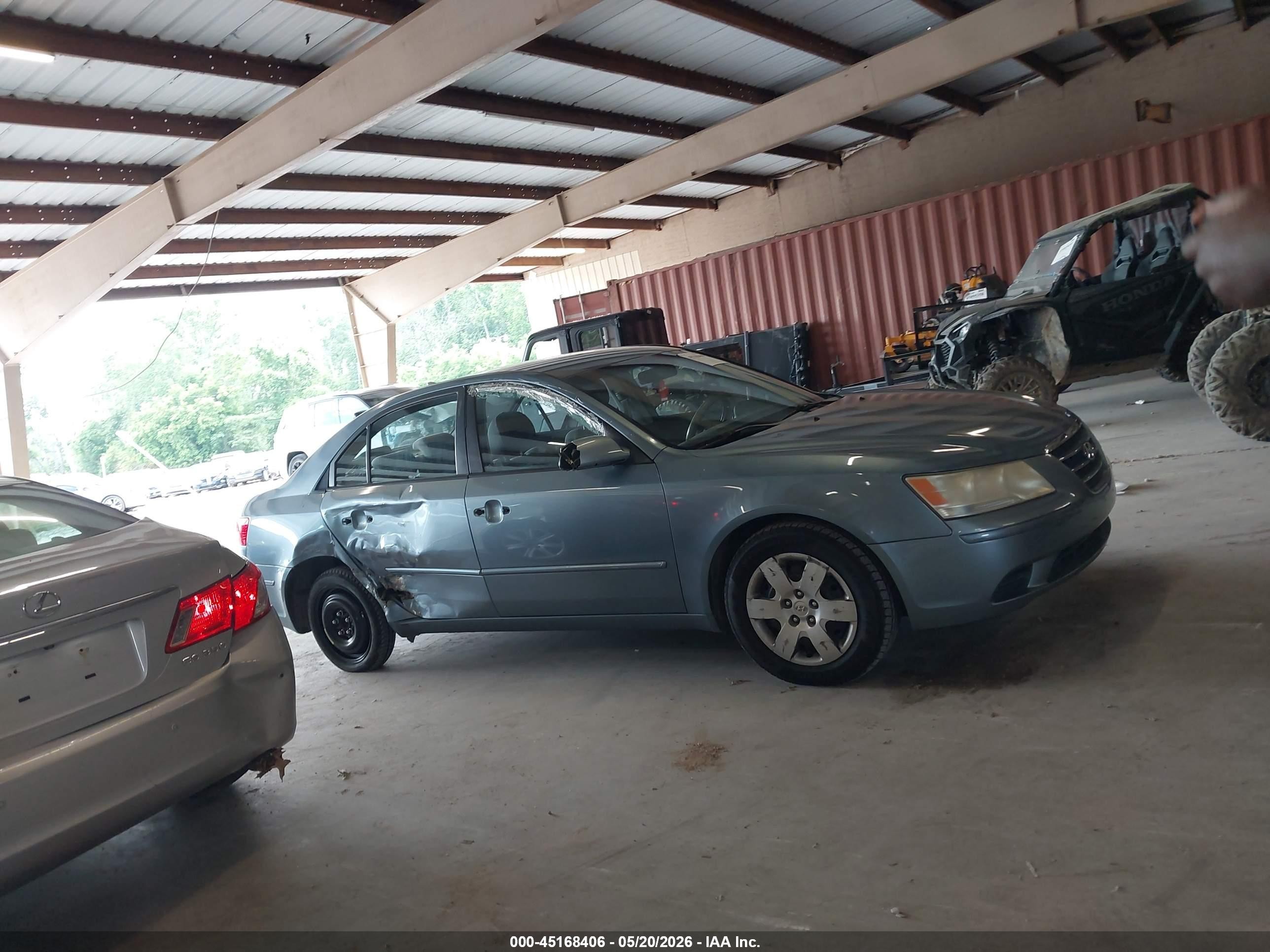 2010 Hyundai Sonata Gls Blue vin: 5NPET4ACXAH583078
