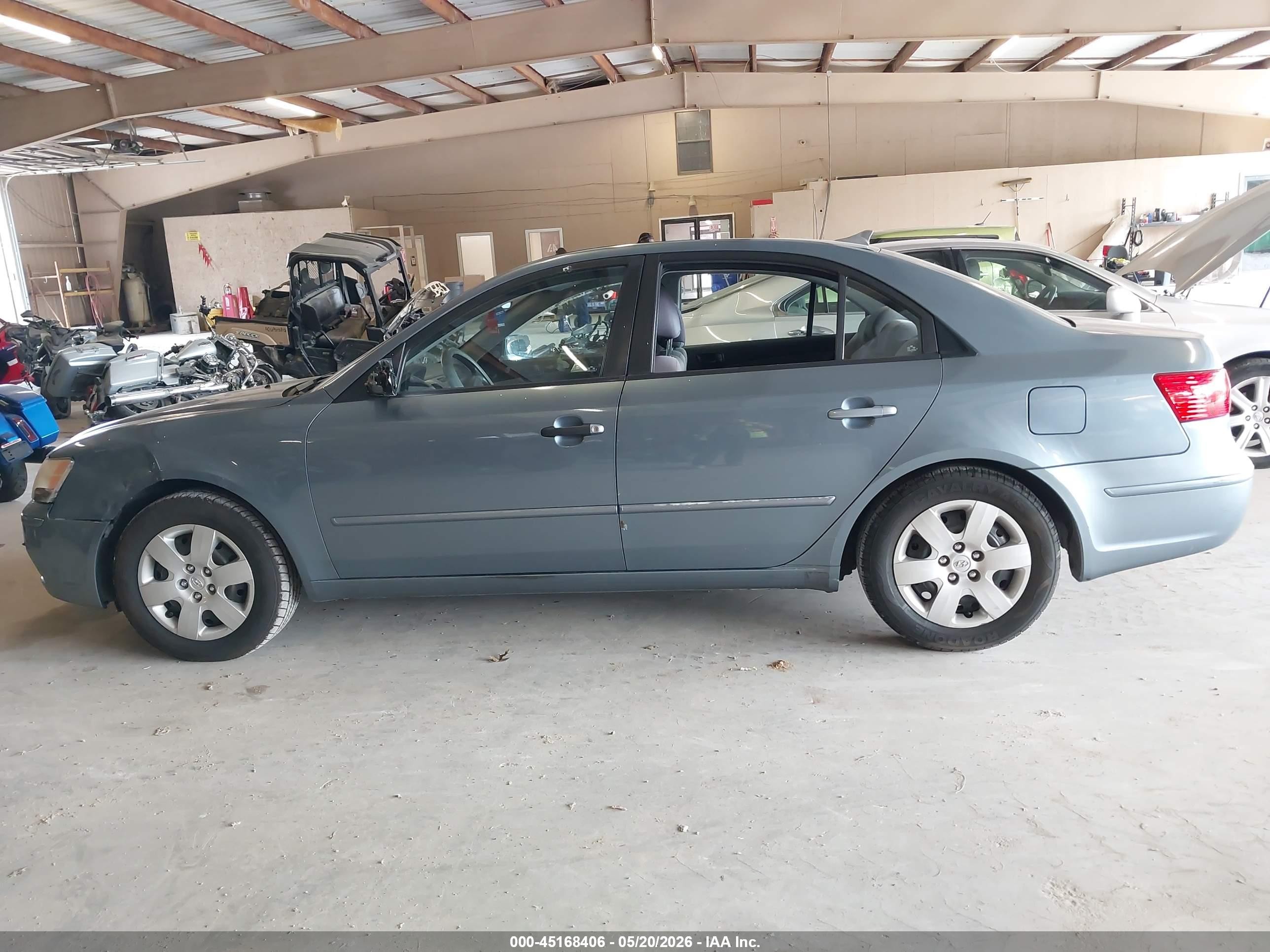 2010 Hyundai Sonata Gls Blue vin: 5NPET4ACXAH583078