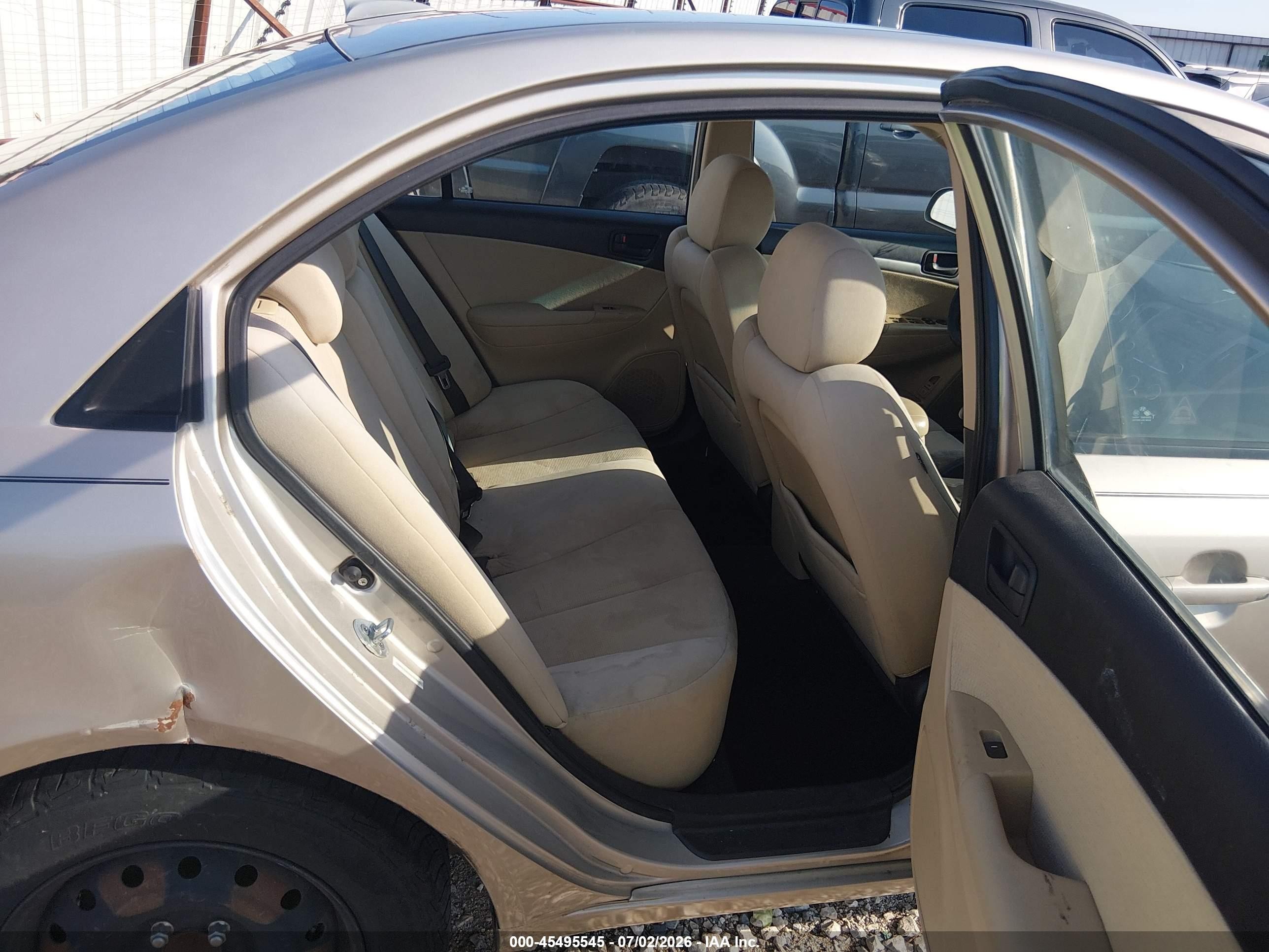2010 Hyundai Sonata Gls Silver vin: 5NPET4ACXAH592265