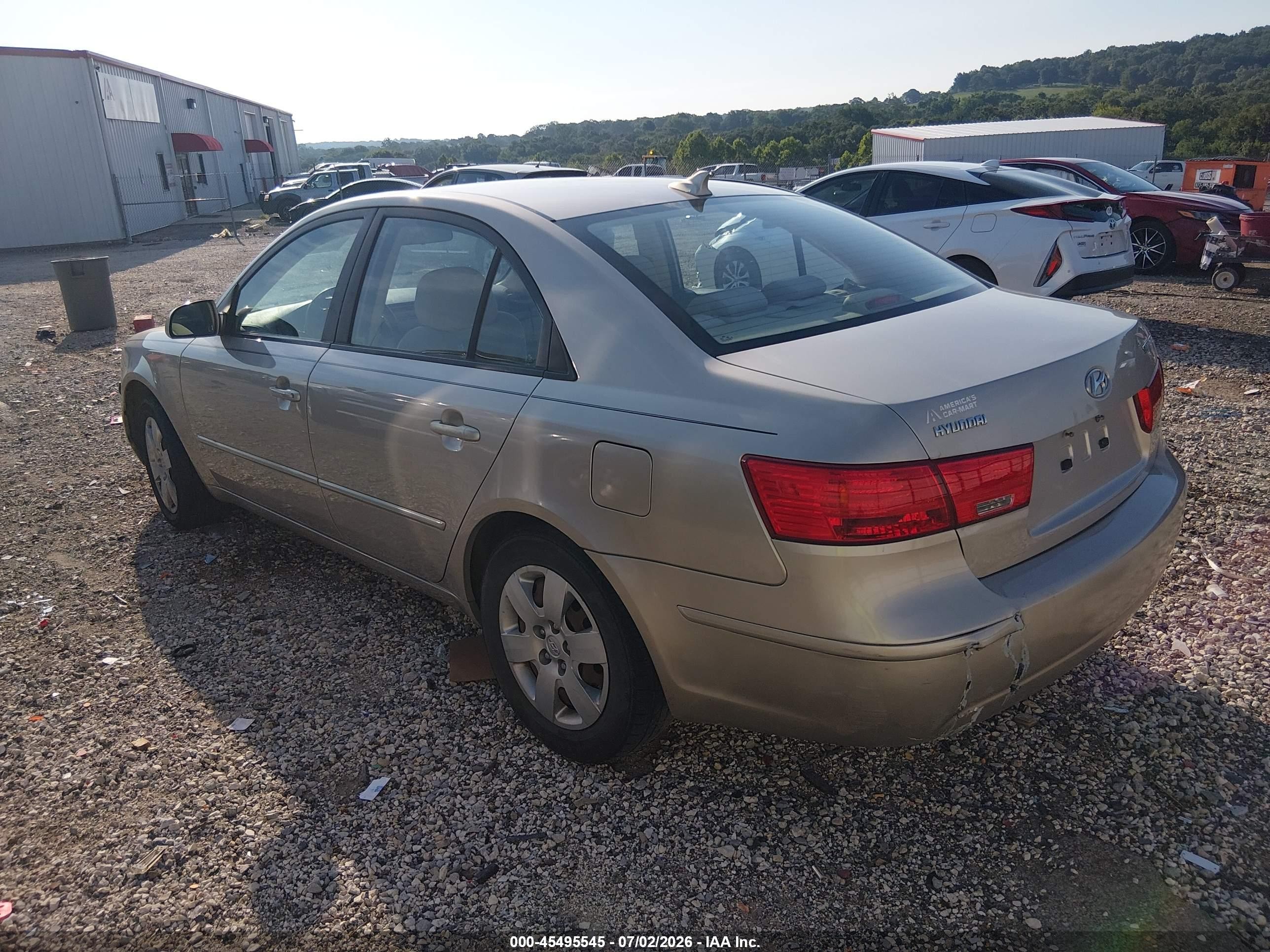 2010 Hyundai Sonata Gls Silver vin: 5NPET4ACXAH592265