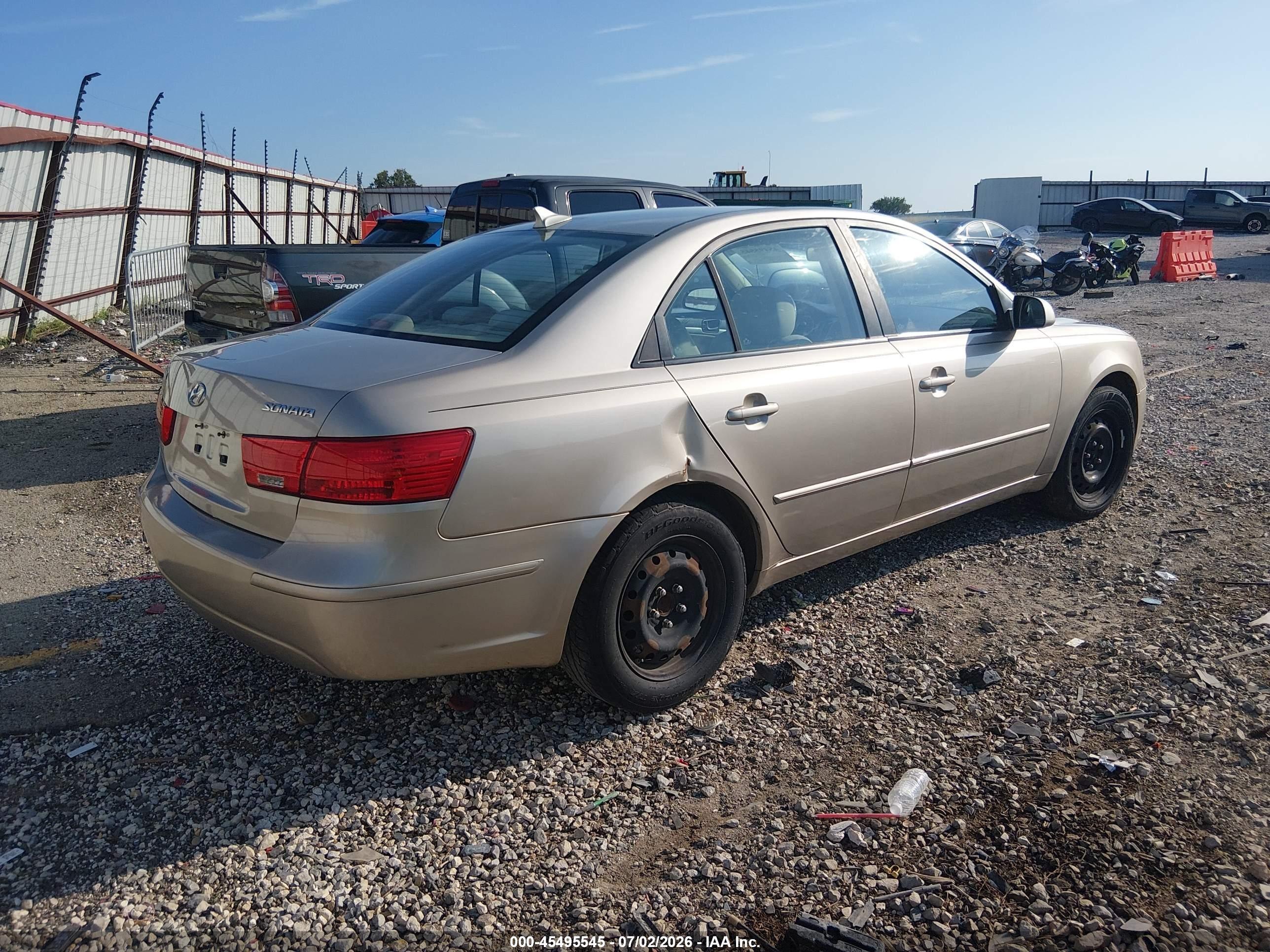 2010 Hyundai Sonata Gls Silver vin: 5NPET4ACXAH592265
