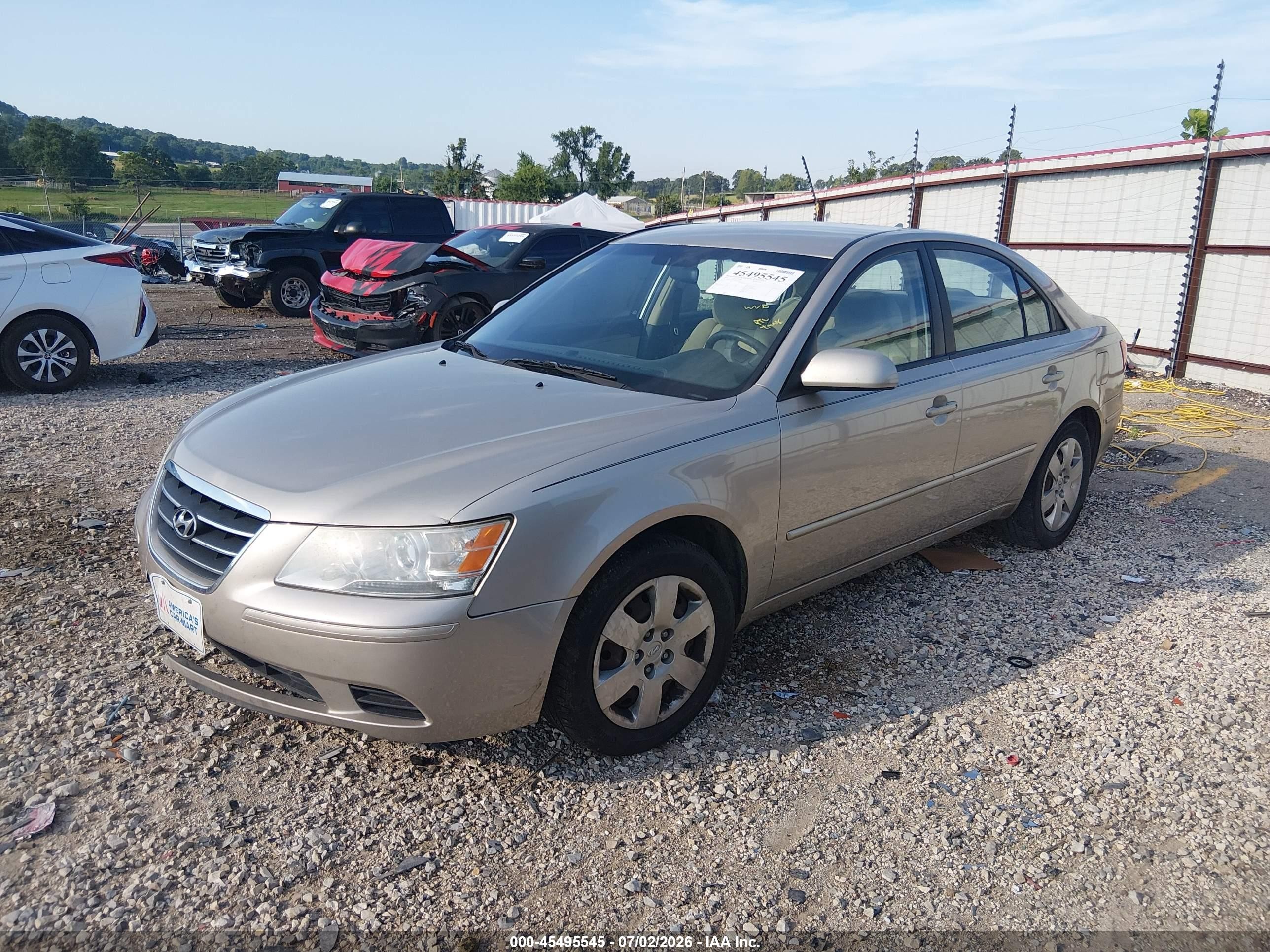 2010 Hyundai Sonata Gls Silver vin: 5NPET4ACXAH592265