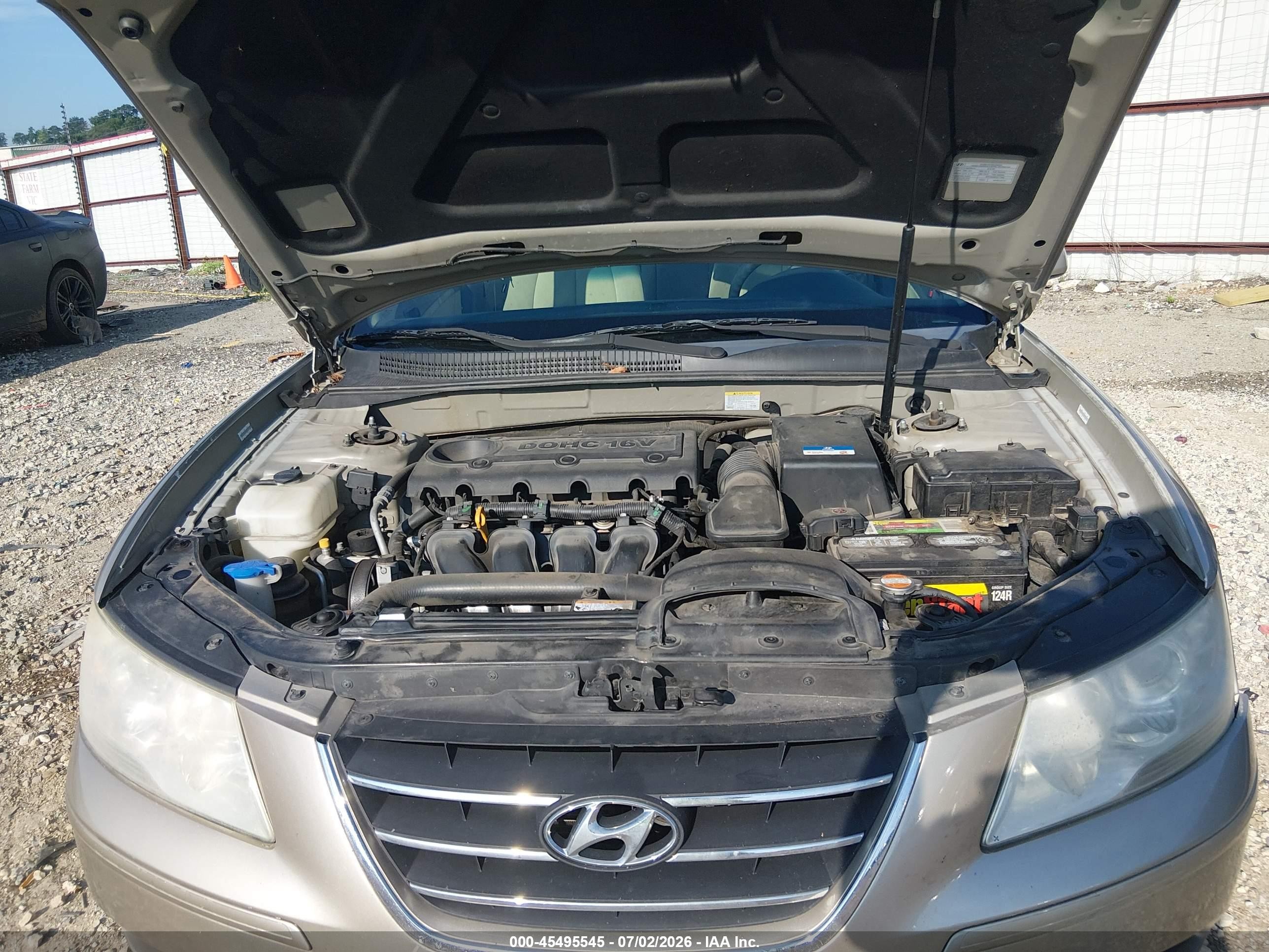 2010 Hyundai Sonata Gls Silver vin: 5NPET4ACXAH592265
