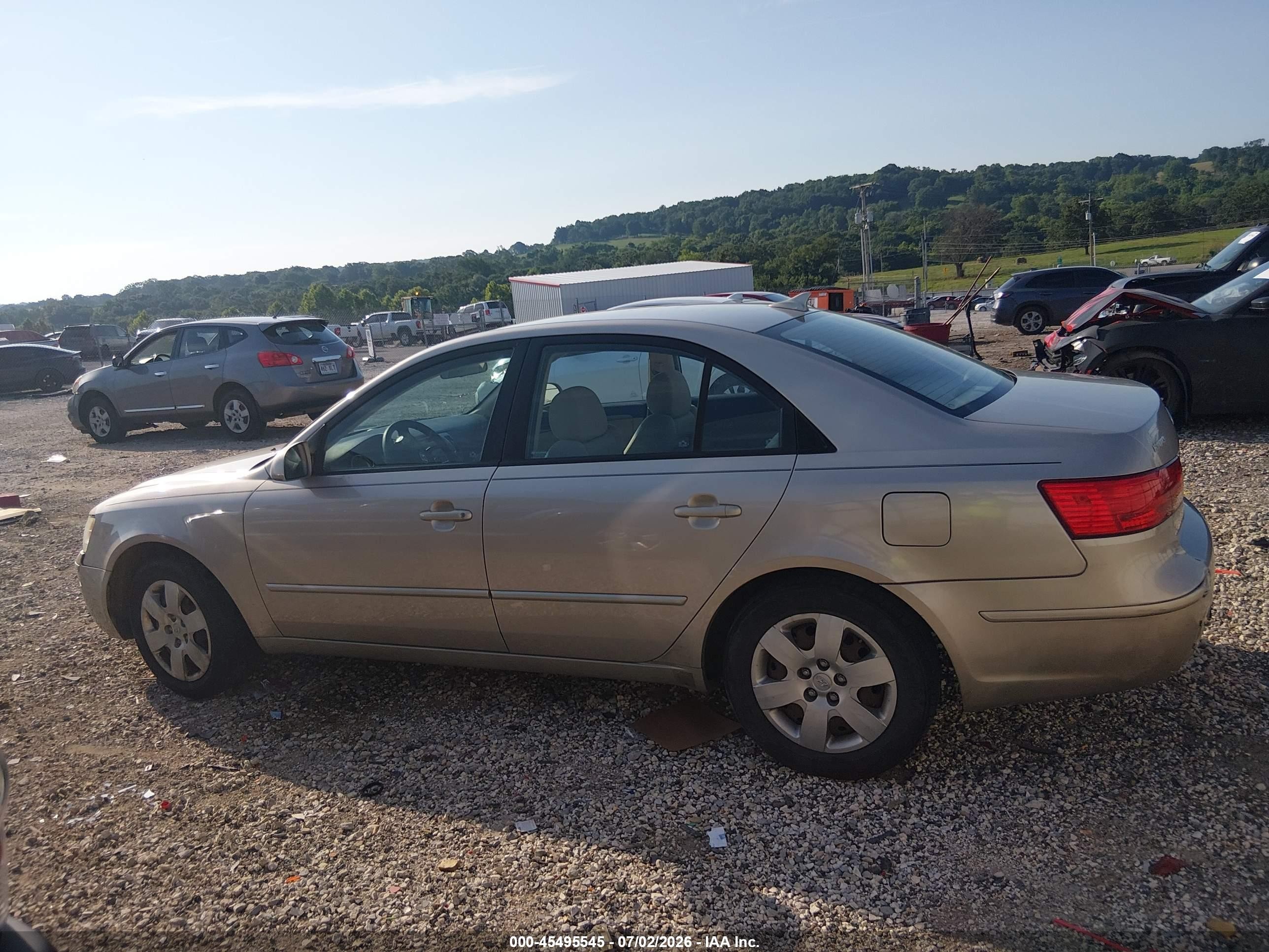 2010 Hyundai Sonata Gls Silver vin: 5NPET4ACXAH592265