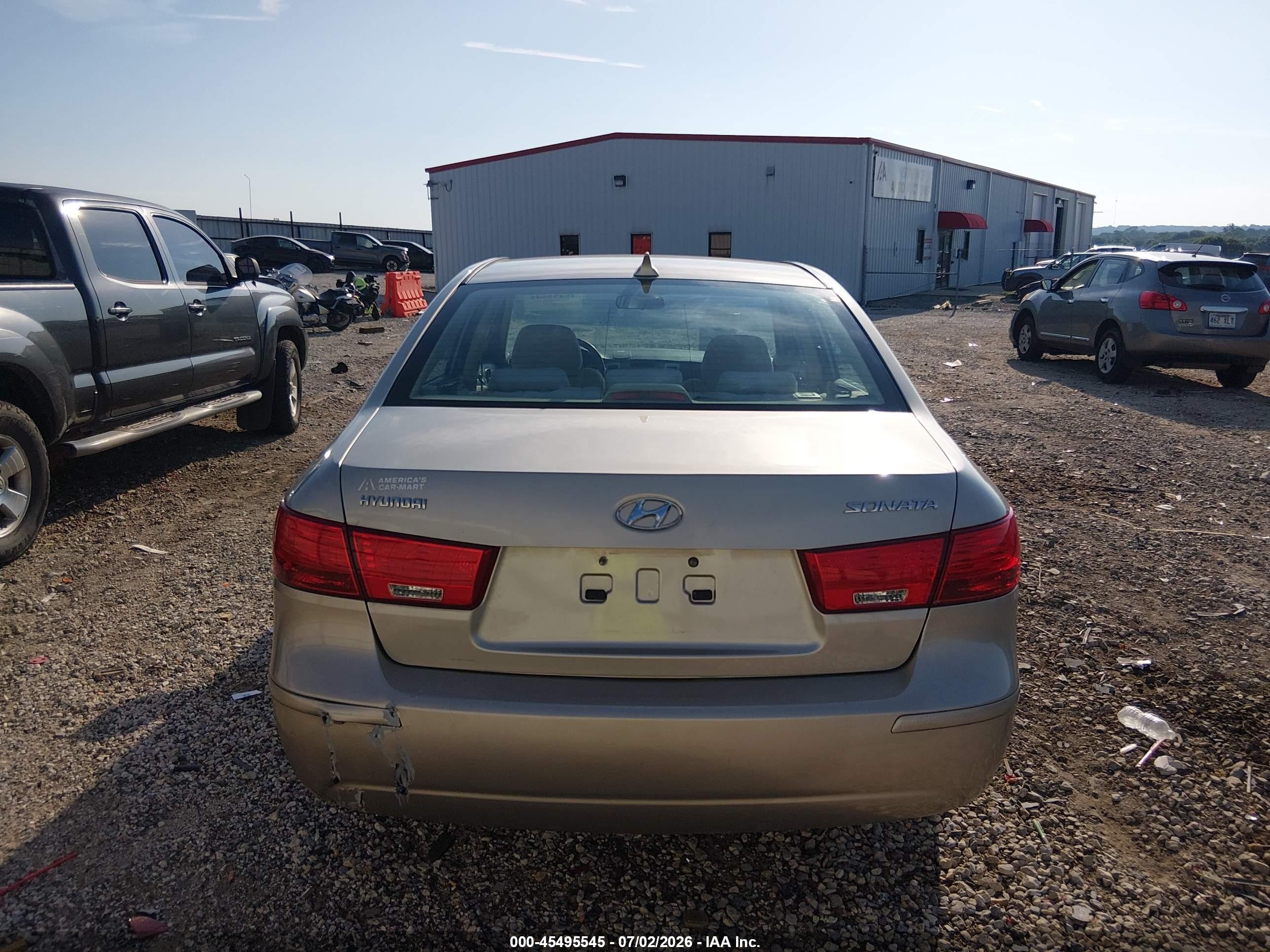 2010 Hyundai Sonata Gls Silver vin: 5NPET4ACXAH592265