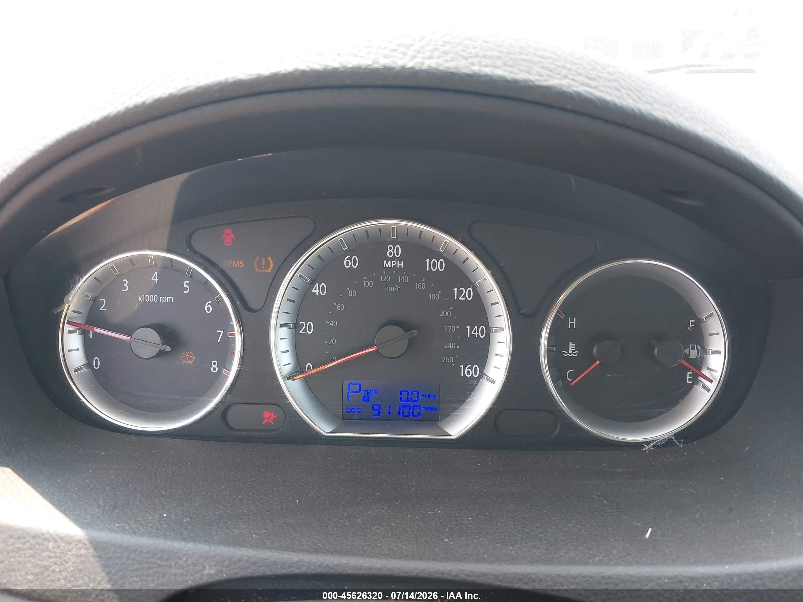 2010 Hyundai Sonata Gls Blue vin: 5NPET4ACXAH614085
