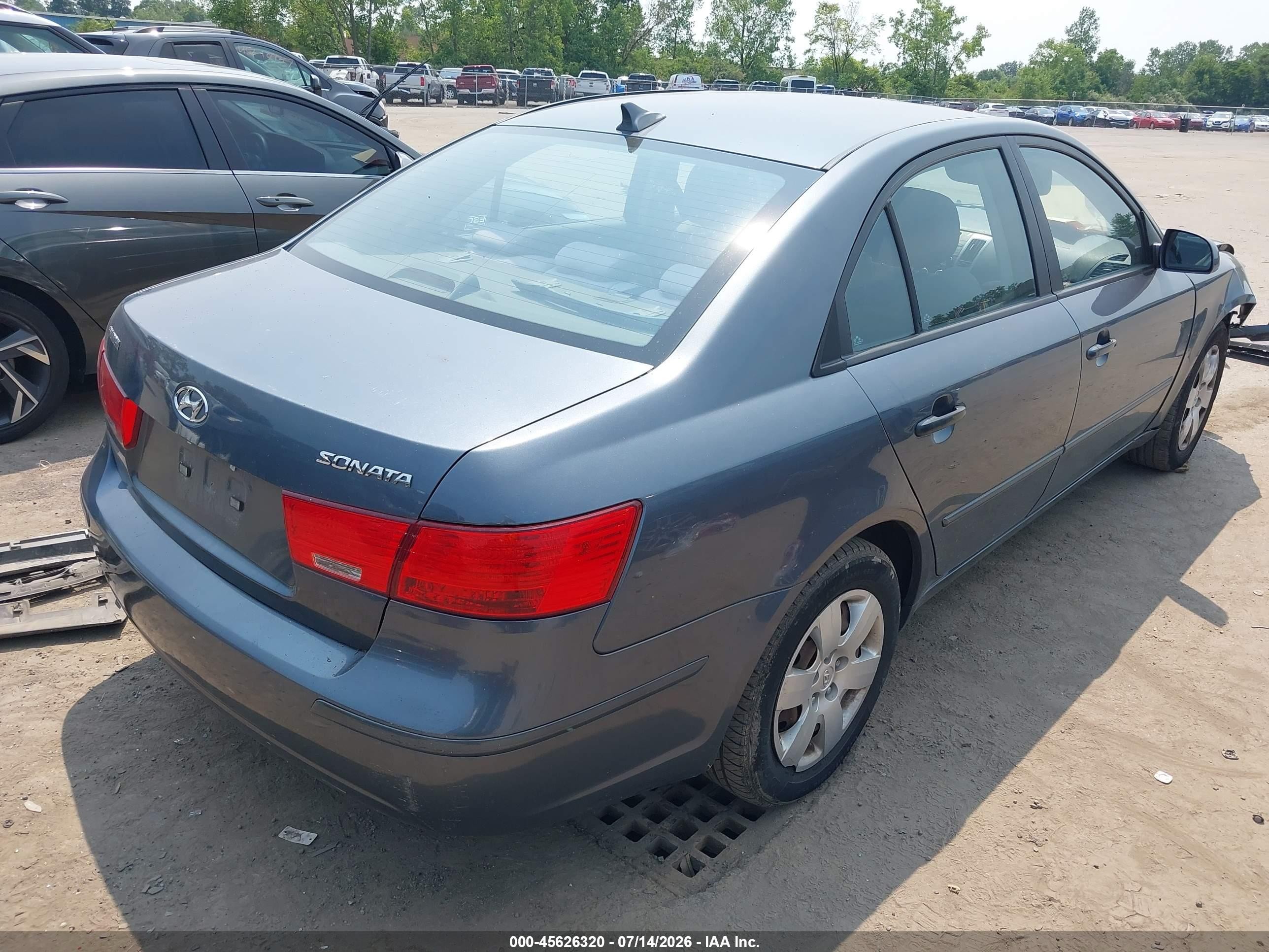 2010 Hyundai Sonata Gls Blue vin: 5NPET4ACXAH614085