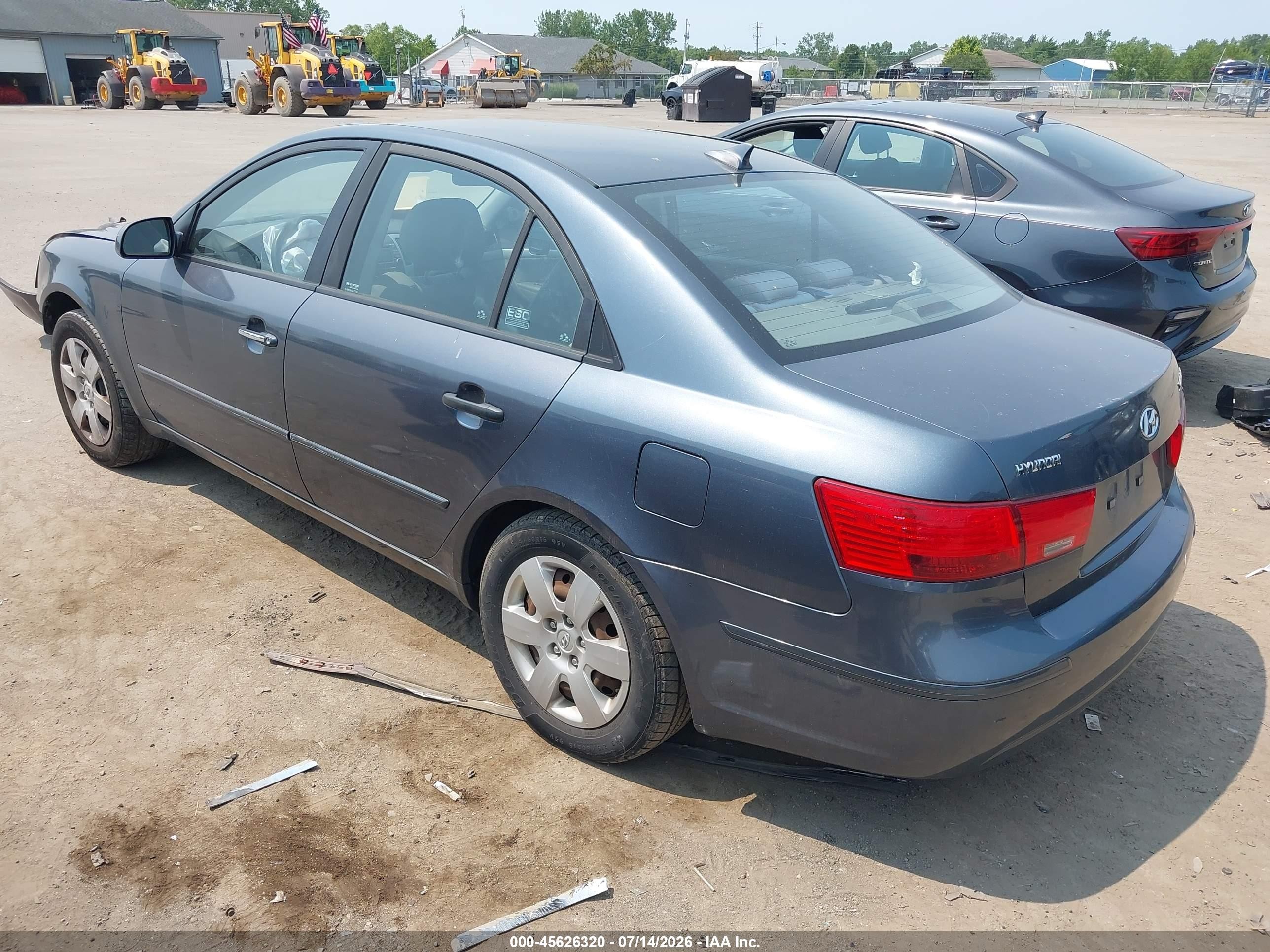 2010 Hyundai Sonata Gls Blue vin: 5NPET4ACXAH614085