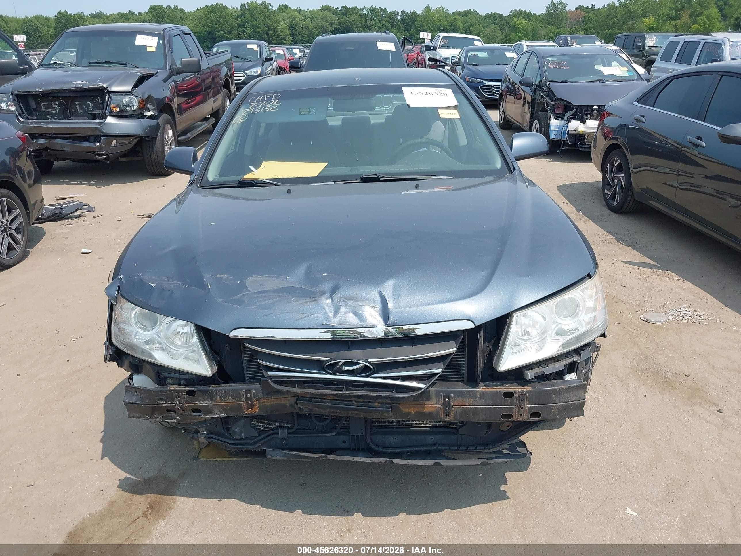 2010 Hyundai Sonata Gls Blue vin: 5NPET4ACXAH614085