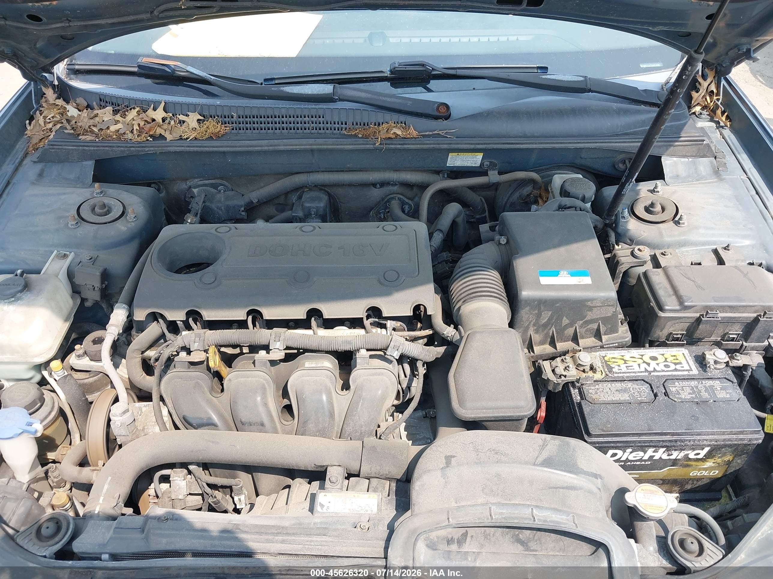 2010 Hyundai Sonata Gls Blue vin: 5NPET4ACXAH614085