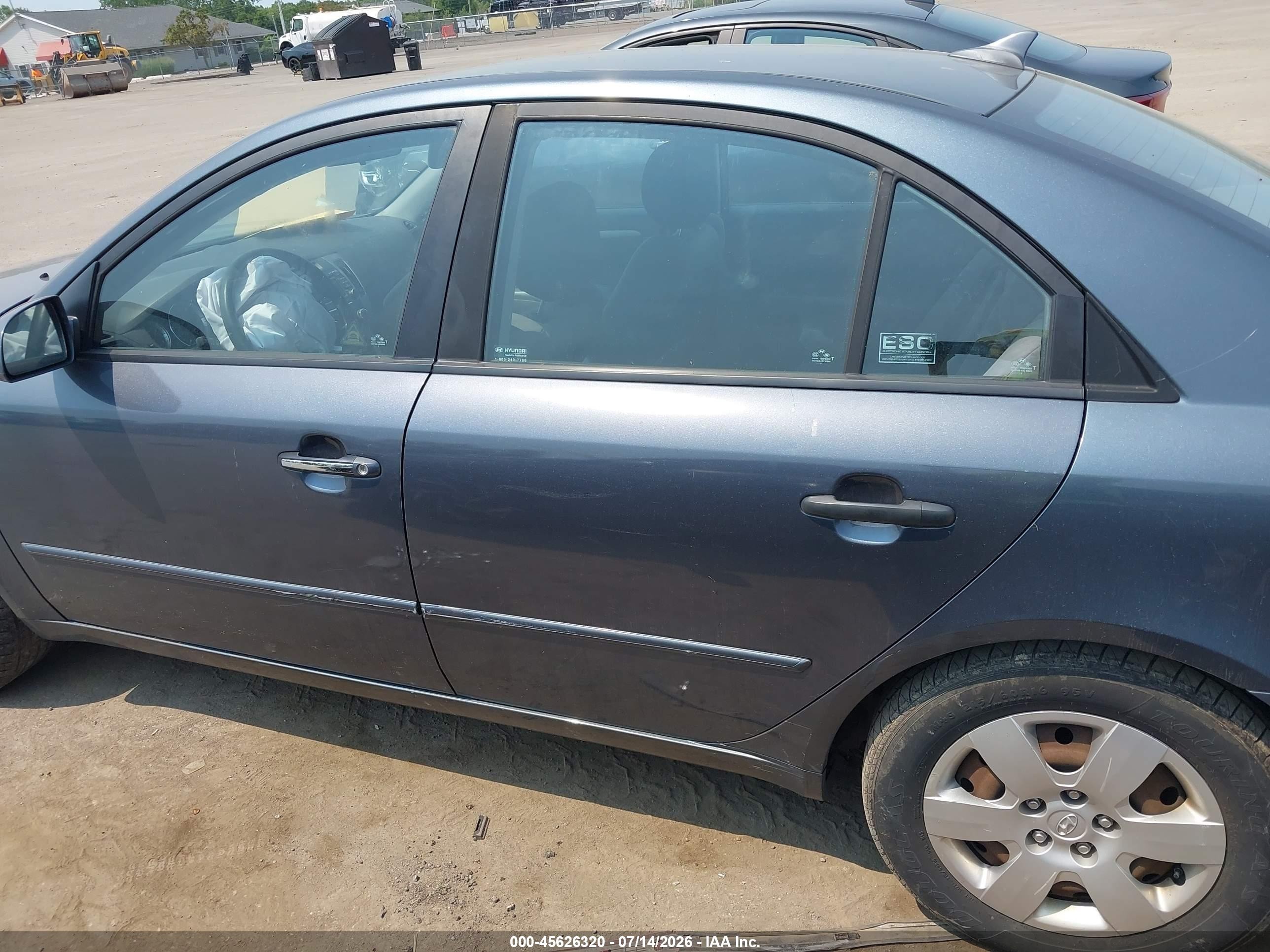 2010 Hyundai Sonata Gls Blue vin: 5NPET4ACXAH614085