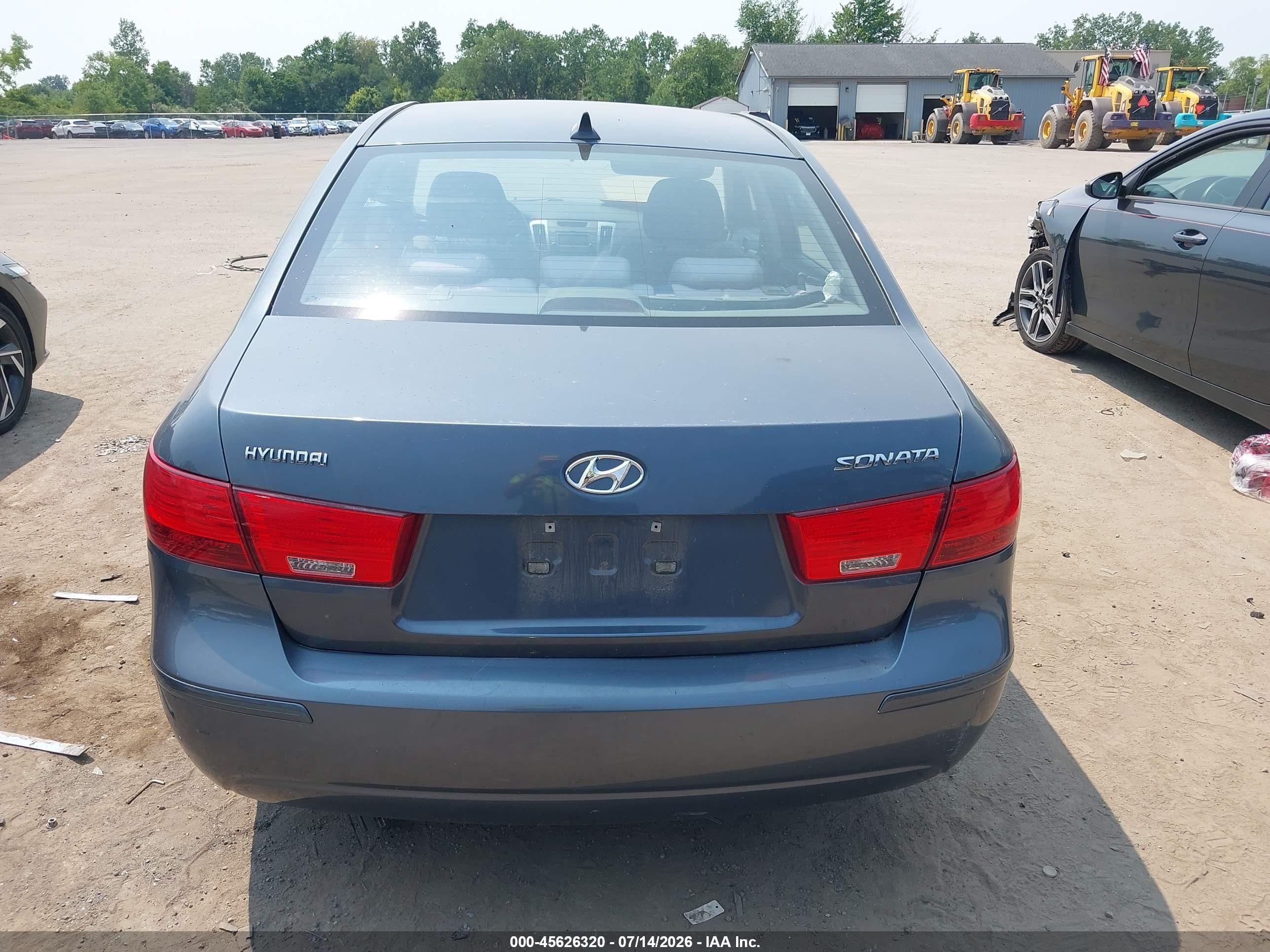 2010 Hyundai Sonata Gls Blue vin: 5NPET4ACXAH614085
