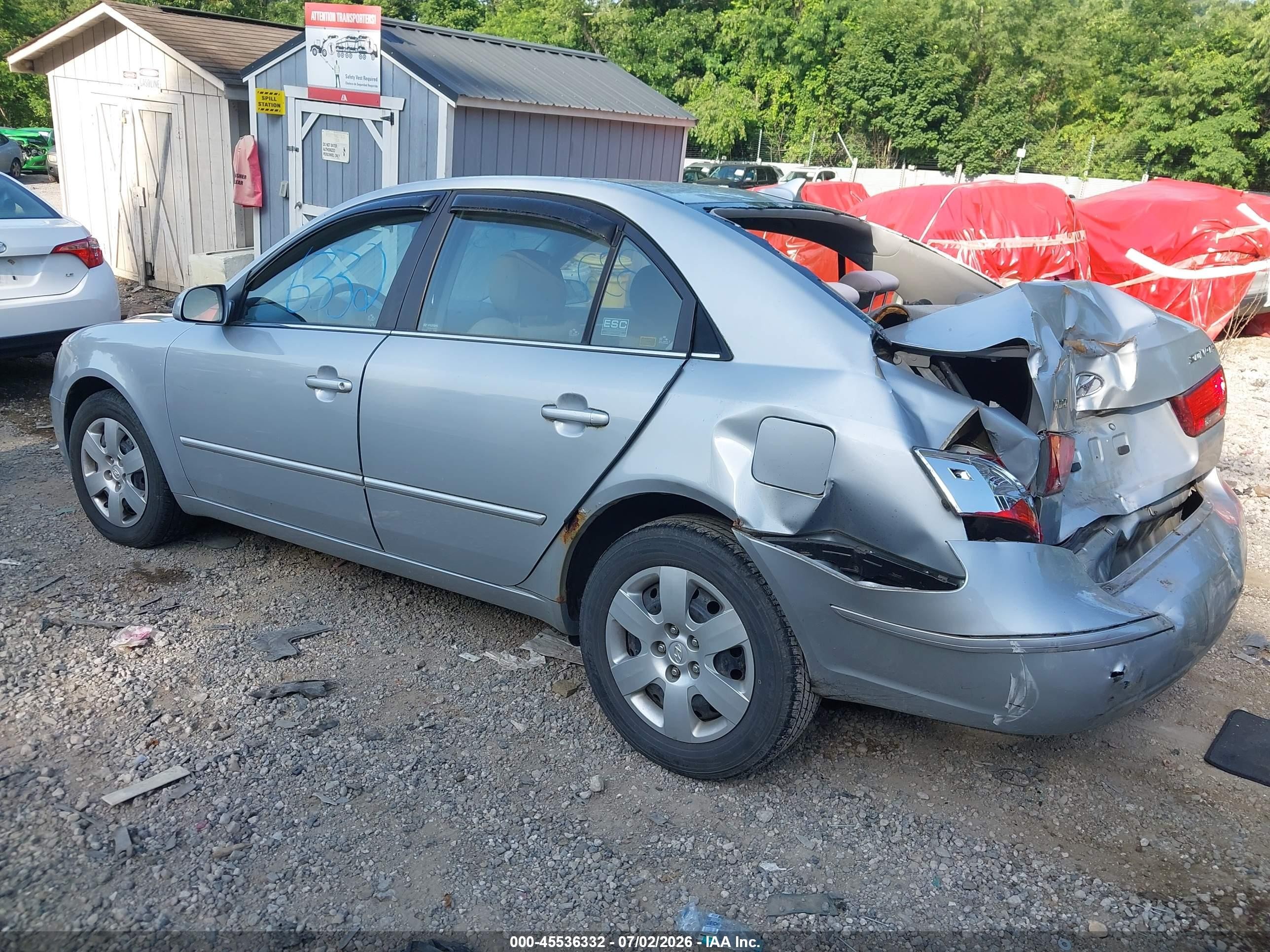 2010 Hyundai Sonata Gls Серебряный vin: 5NPET4ACXAH616113