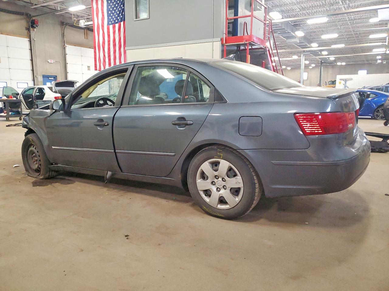 2010 Hyundai Sonata Gls Серый vin: 5NPET4ACXAH631842